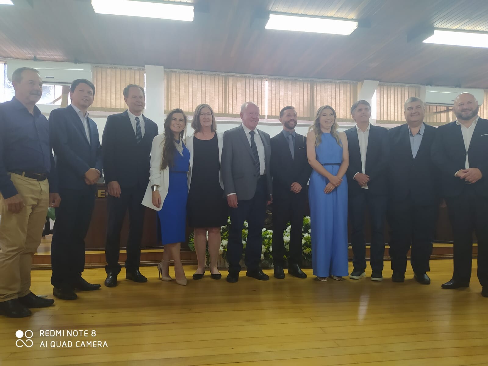 Deputada Paulinha na posse da prefeita de Canoinhas, Juliana Maciel Hoppe