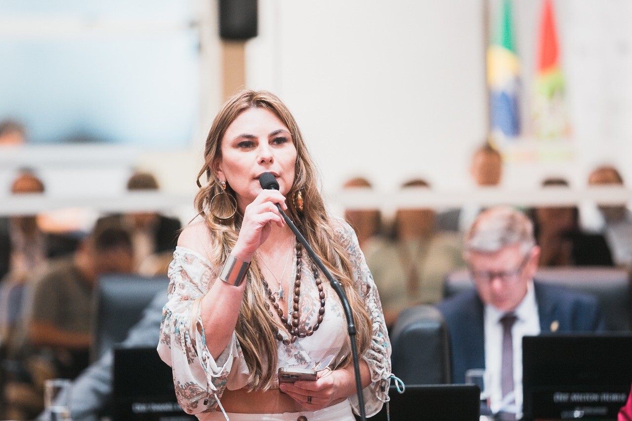 Deputada Paulinha. Foto: assessoria parlamentar.