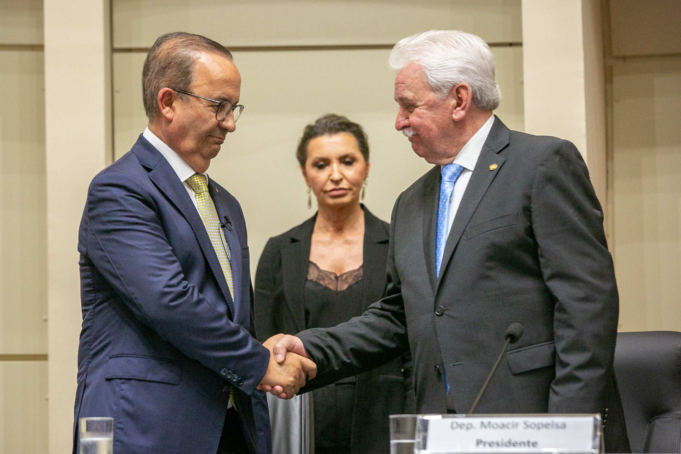 Governador Jorginho Mello e 
Deputado Moacir Sopelsa (MDB)