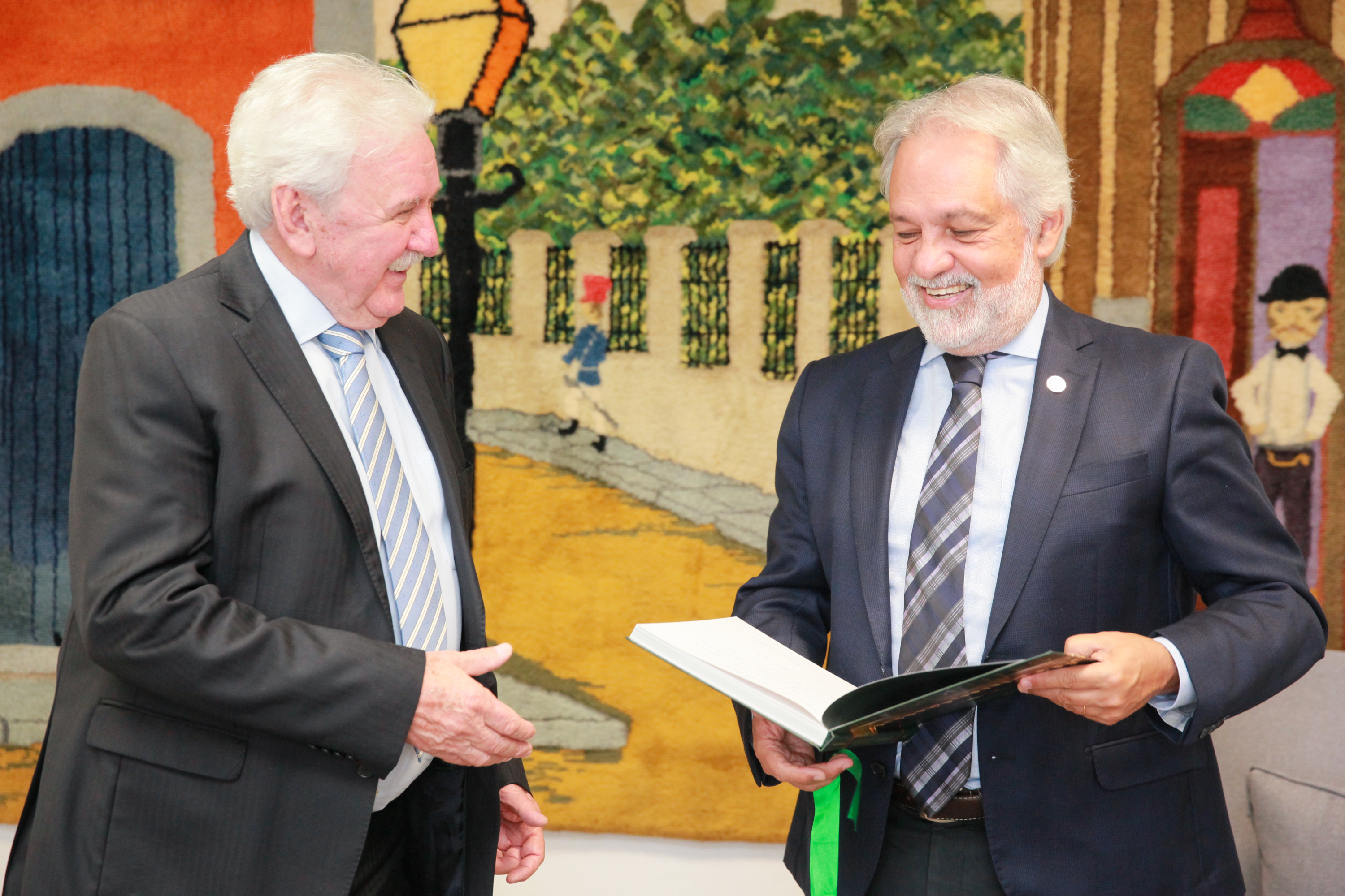 Presidente da Alesc Moacir Sopelsa visita Presidente do Tribunal de Justiça João Herique Blasi