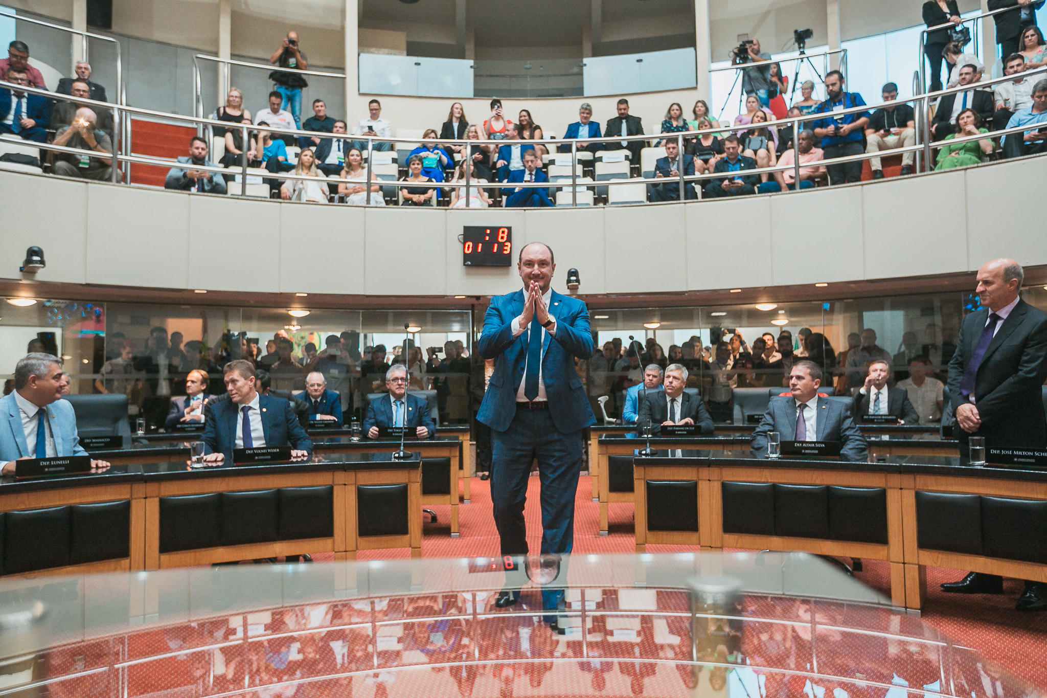 SESSÃO SOLENE – Eleição Presidente e Mesa Diretora