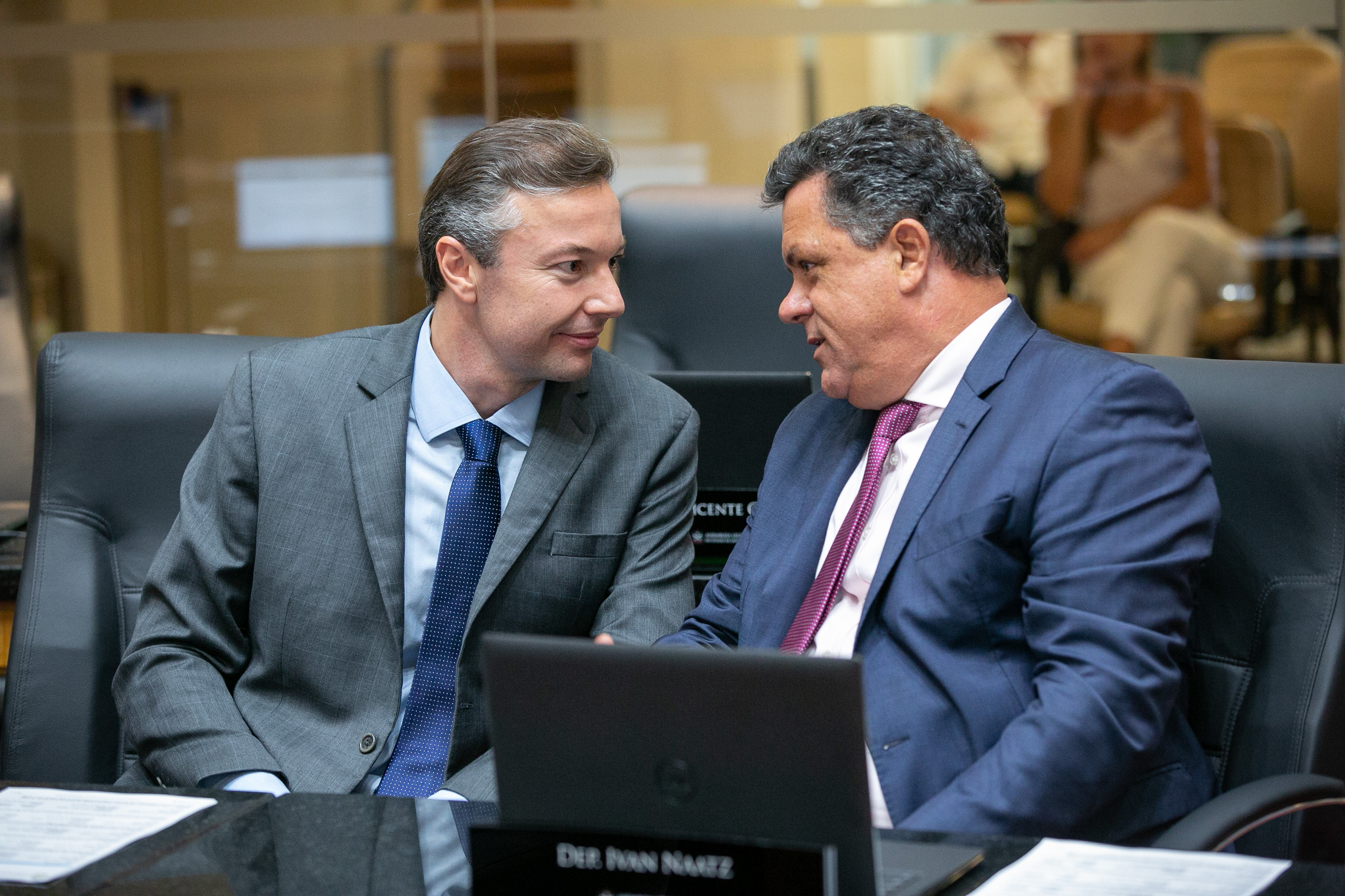 Deputado Napoleão Bernardes (PSD) e Deputado Ivan Naatz (PL)