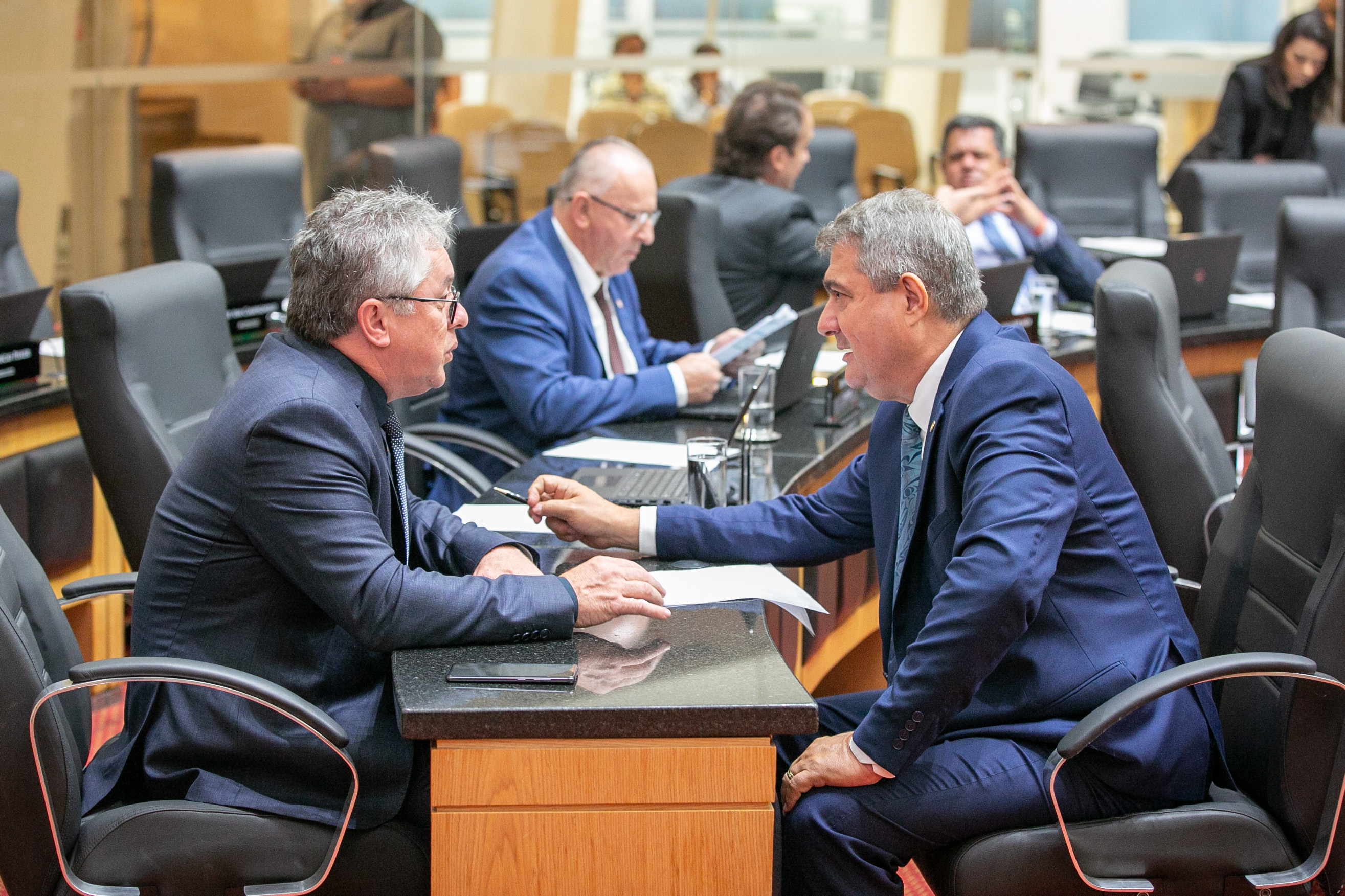 Deputado Tiago Zilli (MDB) e Deputado Antídio Lunelli (MDB)