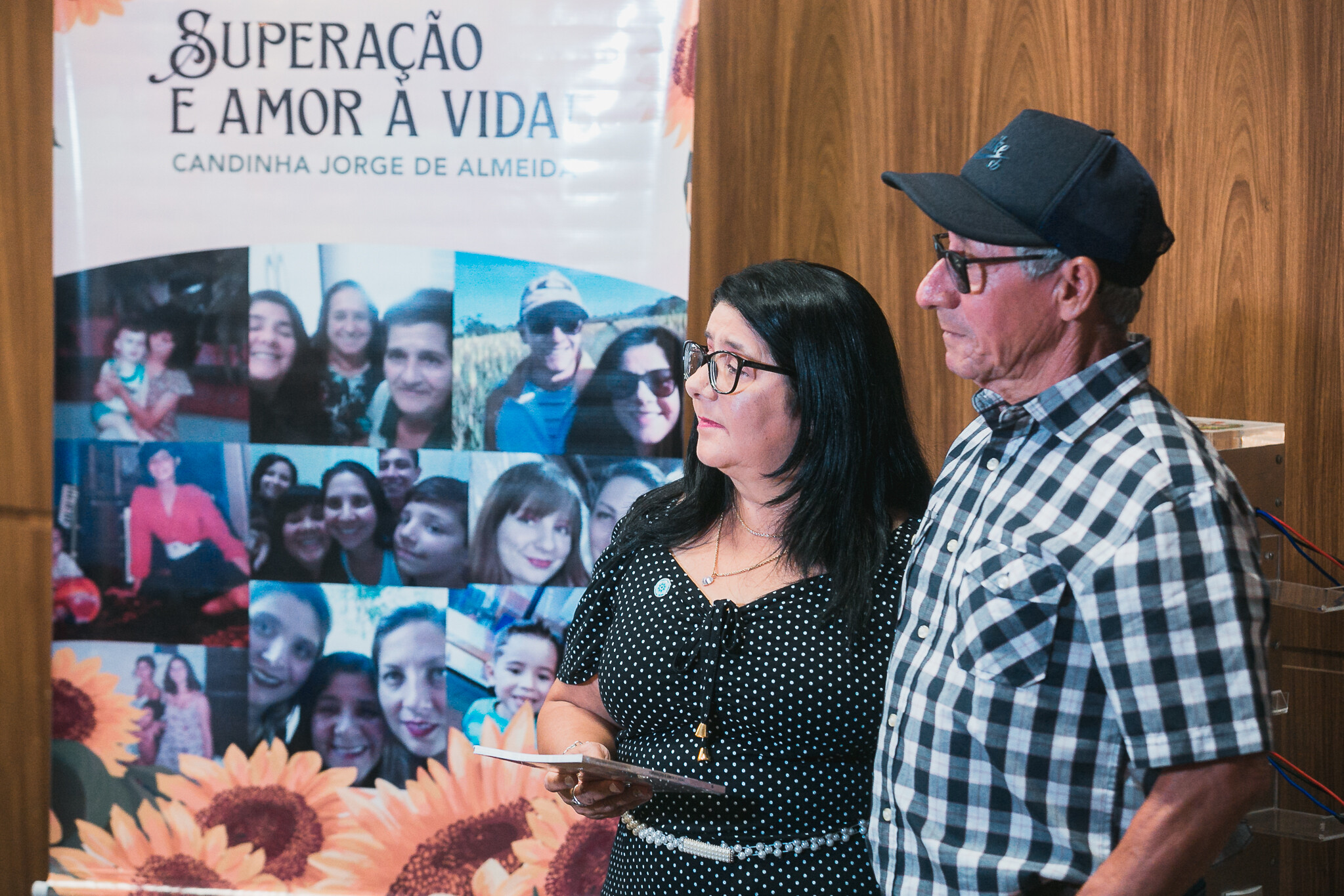 Candinha e o marido, Nelson Andrade Almeida