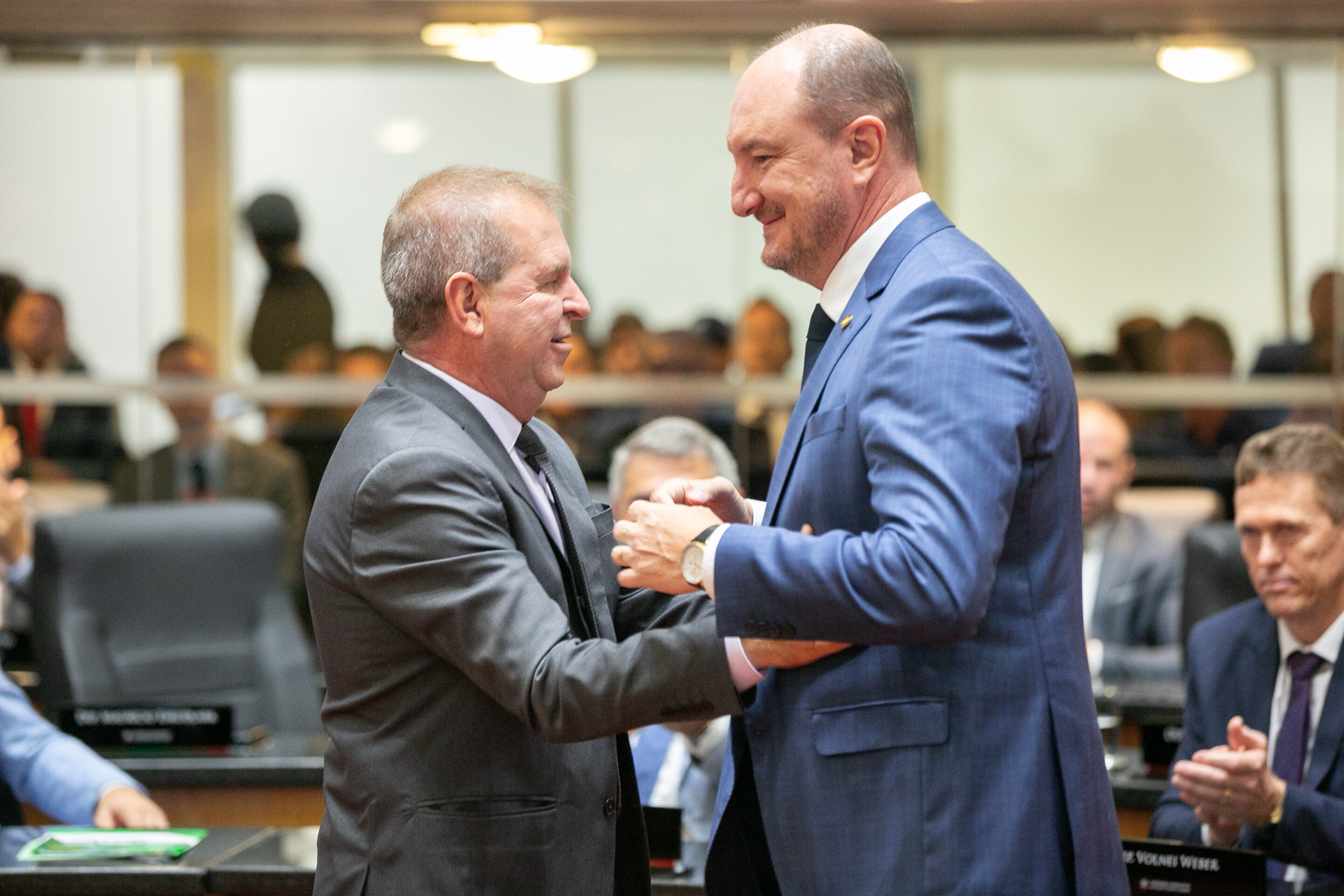 Deputado Mauricio Eskudlark e deputado Mauro de Nadal