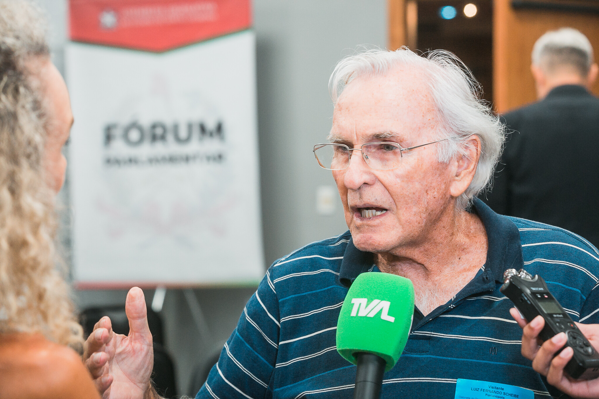 Geólogo e professor emérito da UFSC, Luiz Fernando Scheibe