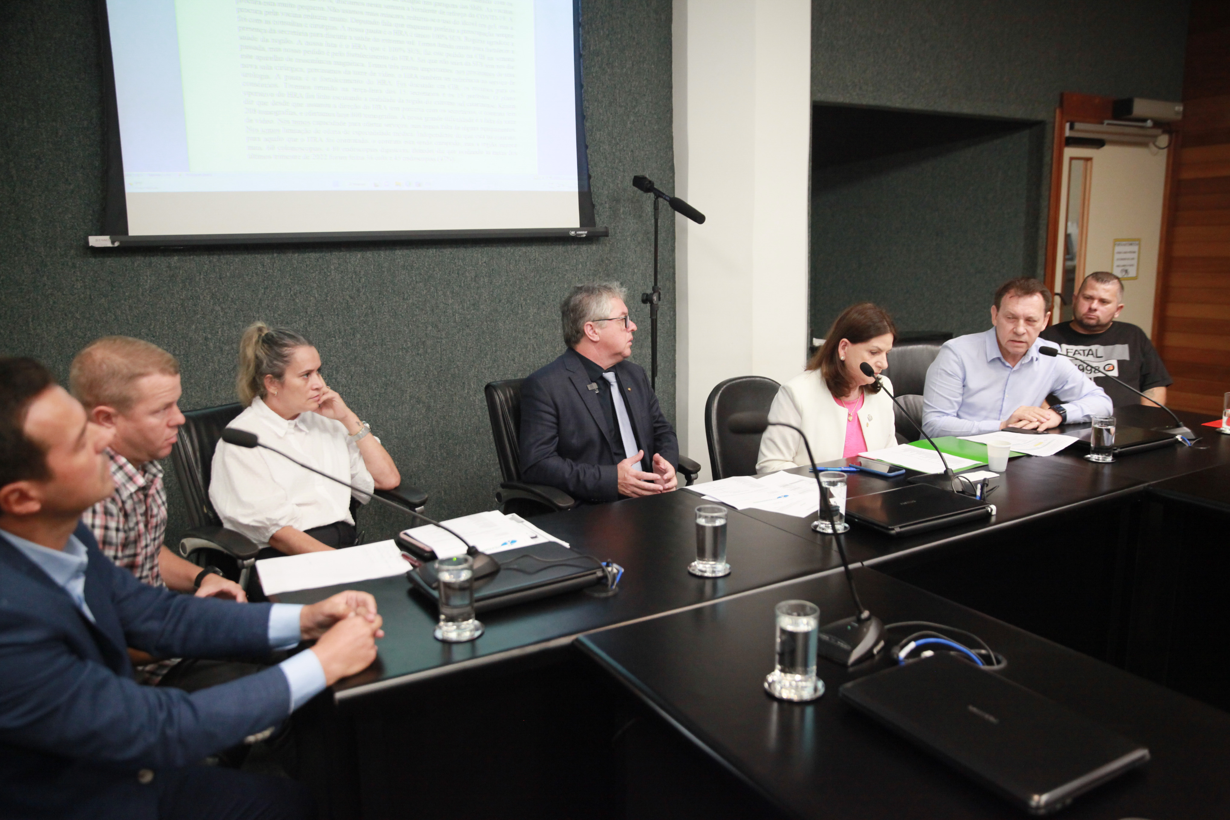 Reunião da Amesc com a Secretaria Estadual da Saúde