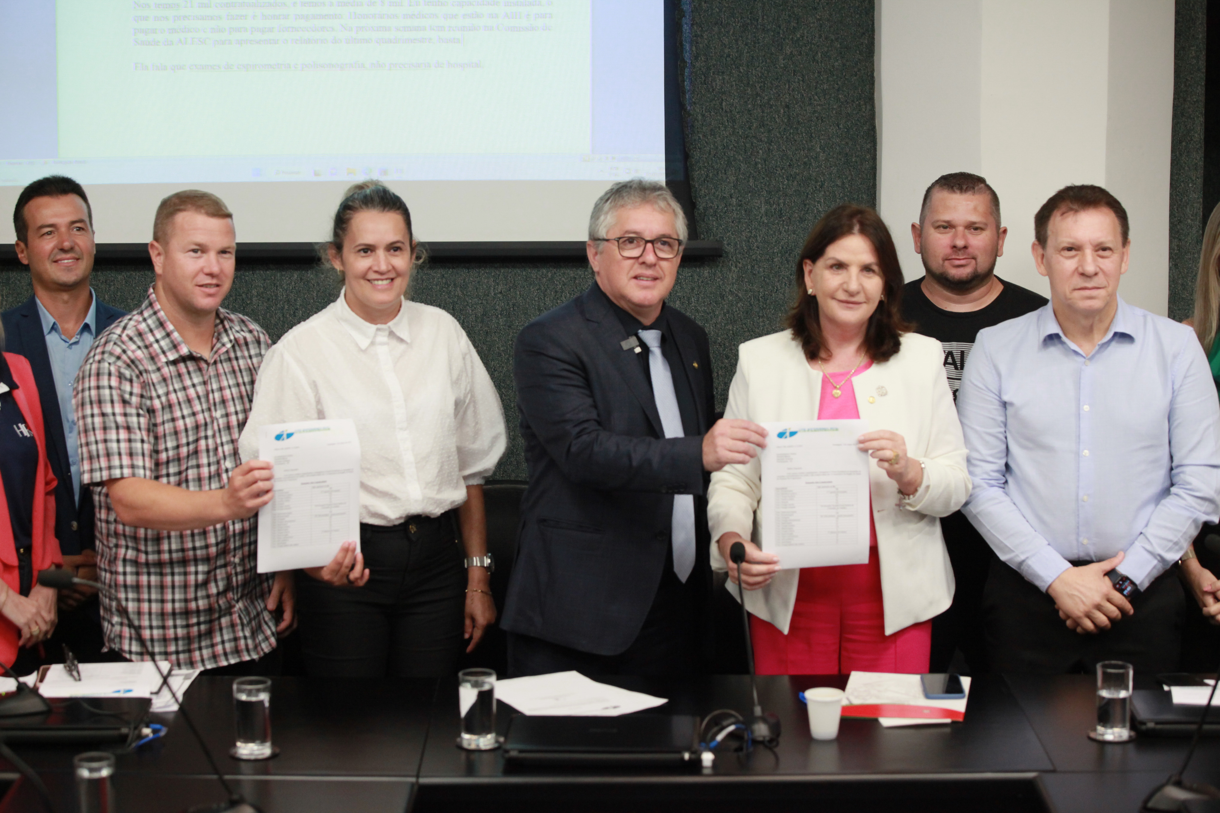 Reunião da Amesc com a Secretaria Estadual da Saúde