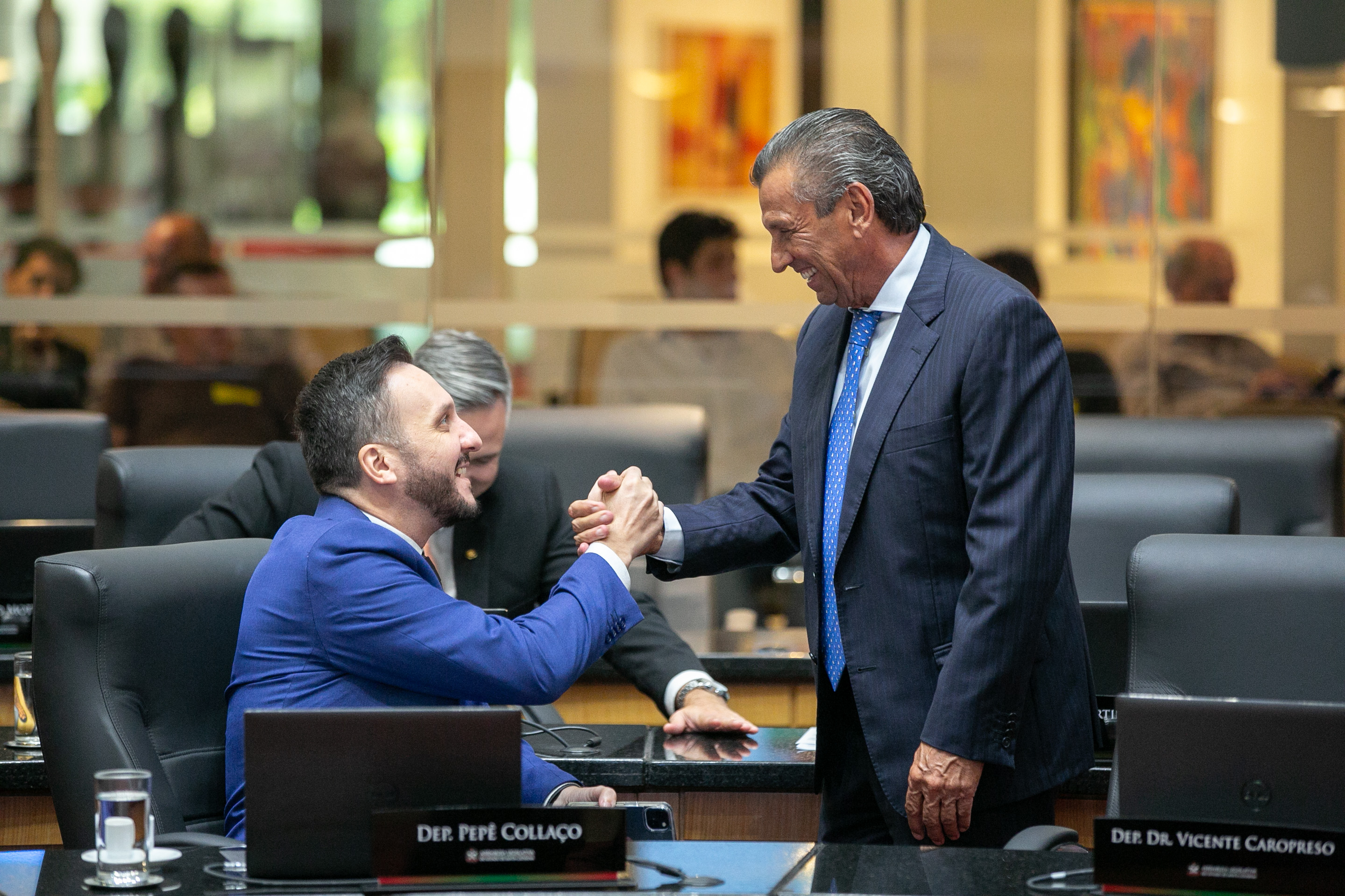 Deputado Pepê Collaço (PP) e Deputado Julio Garcia (PSD)