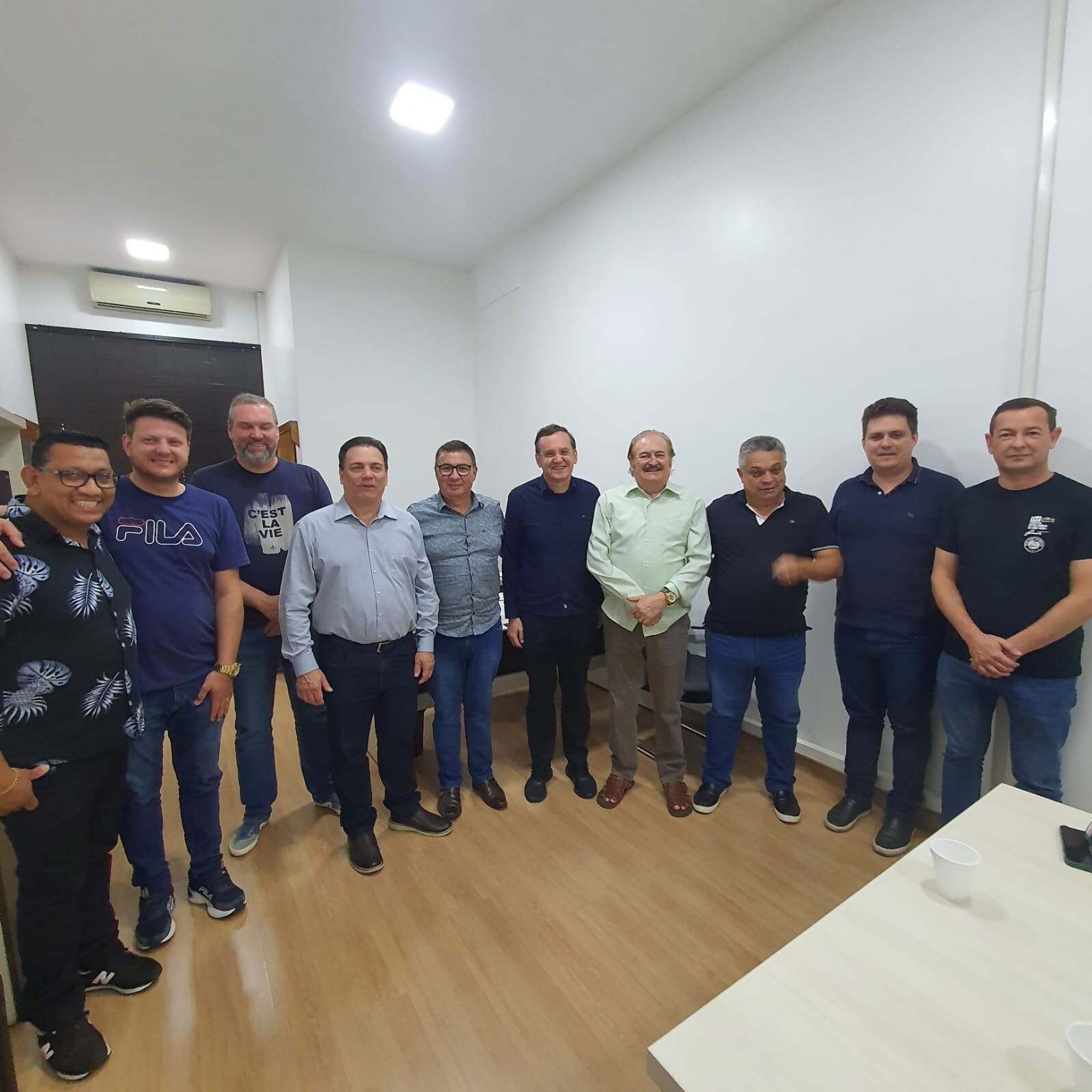 Deputado Miotto em reunião com o prefeito de Chapecó, João Rodrigues FOTOS: Ascom deputado Jair Miotto