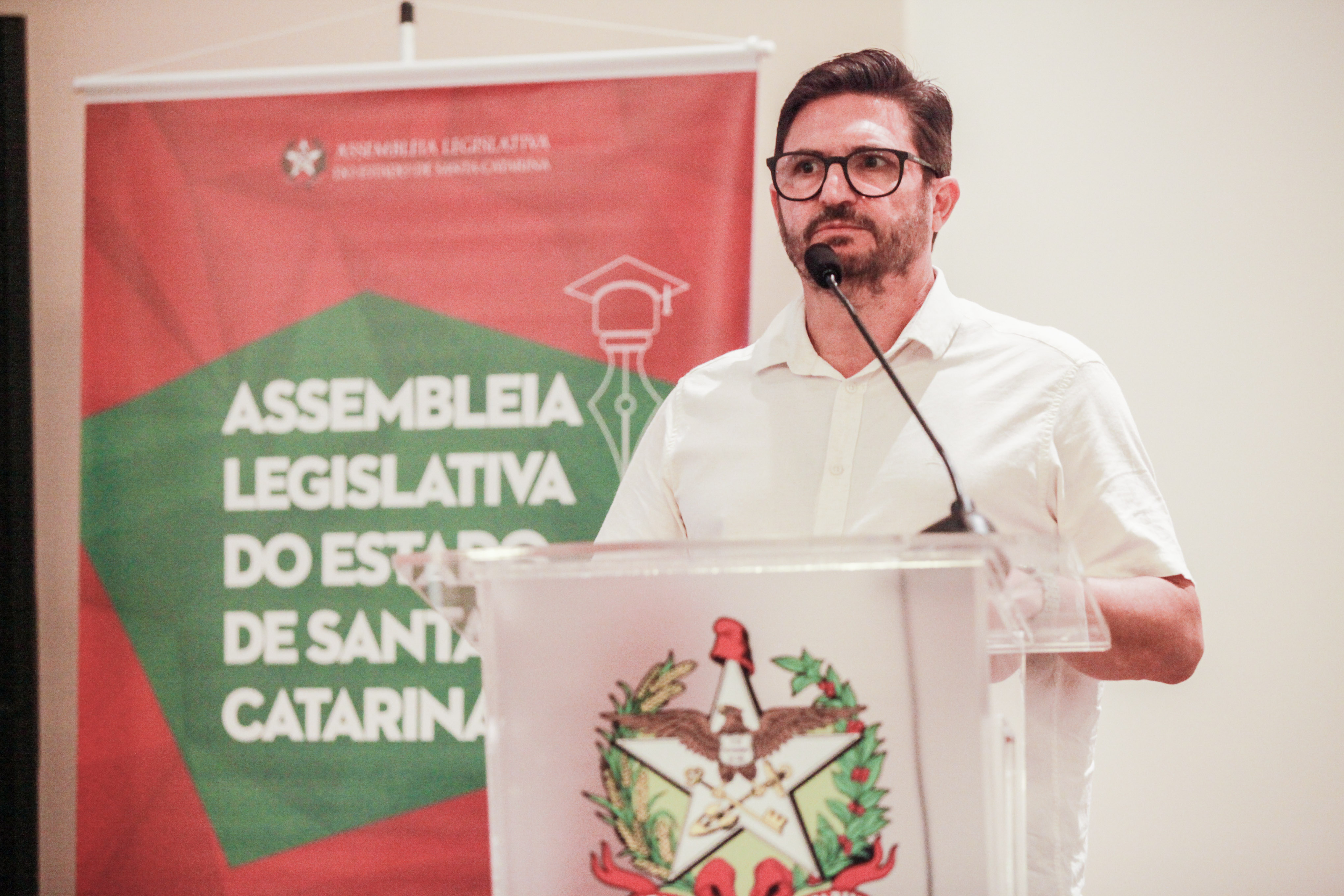 Marco da Costa (Federação Catarinense das Associações de Sindrome de Down) Foto:Solon Soares/Agência AL