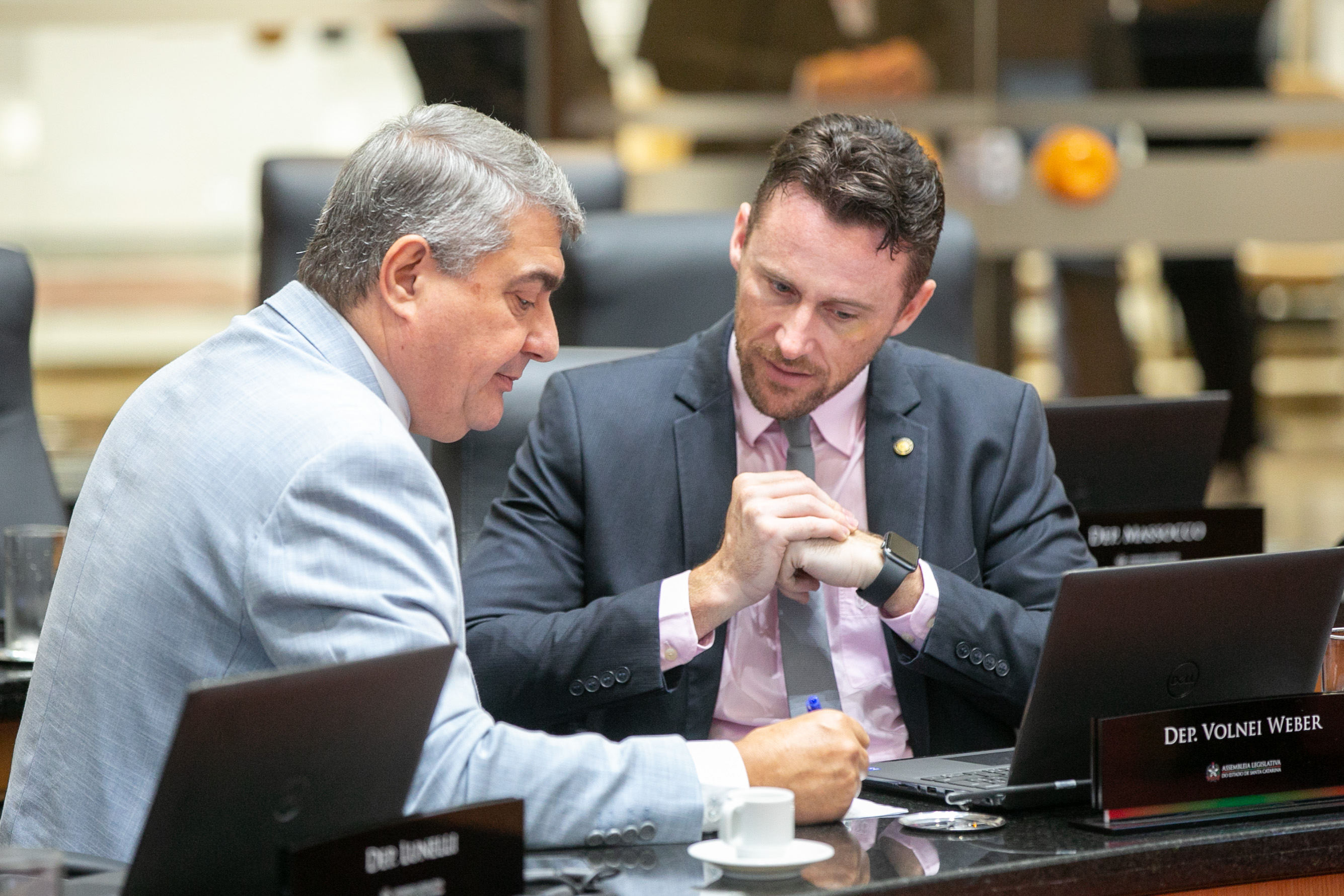 Deputado Antídio Lunelli (MDB) e Deputado Fernando Krelling (MDB)