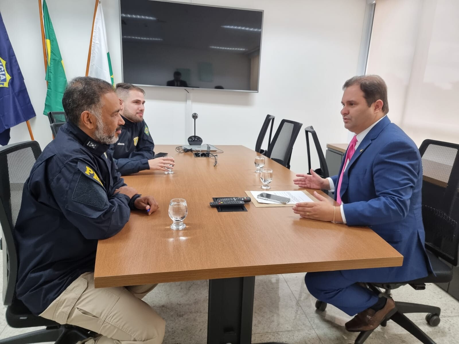 Deputado esteve em Brasília em audiência com diretor-executivo da PRF FOTO: Edson Piocco