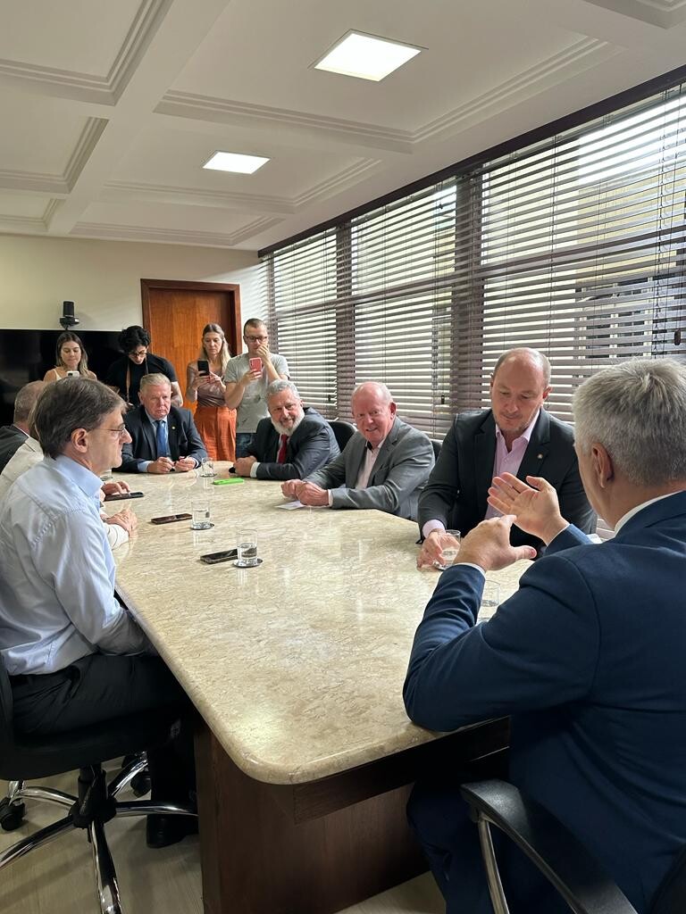Reunião da Bancada do Oeste. Foto: assessoria parlamentar.