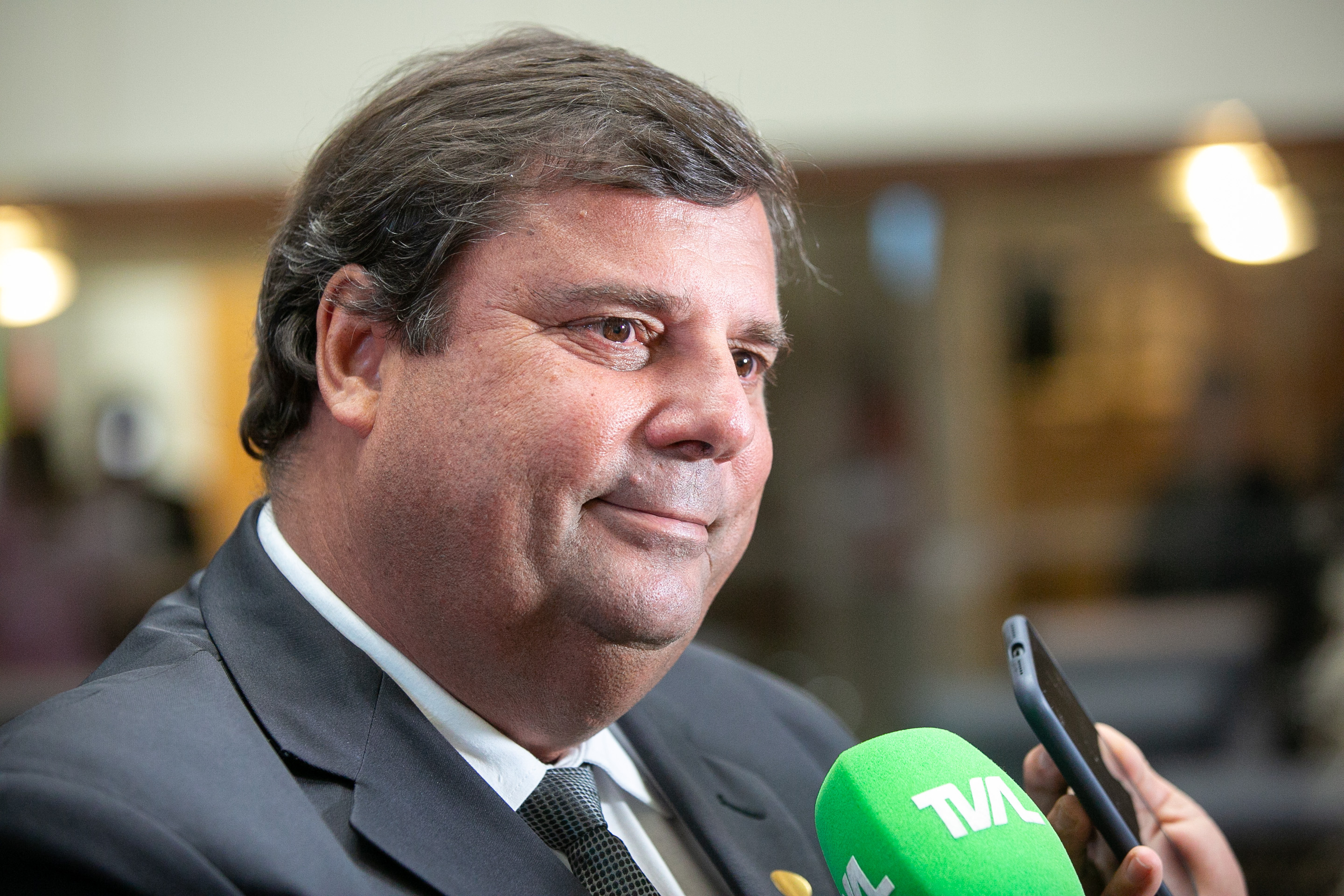 Presidente da Associação Empresarial de Indaial, Rogério Patrício