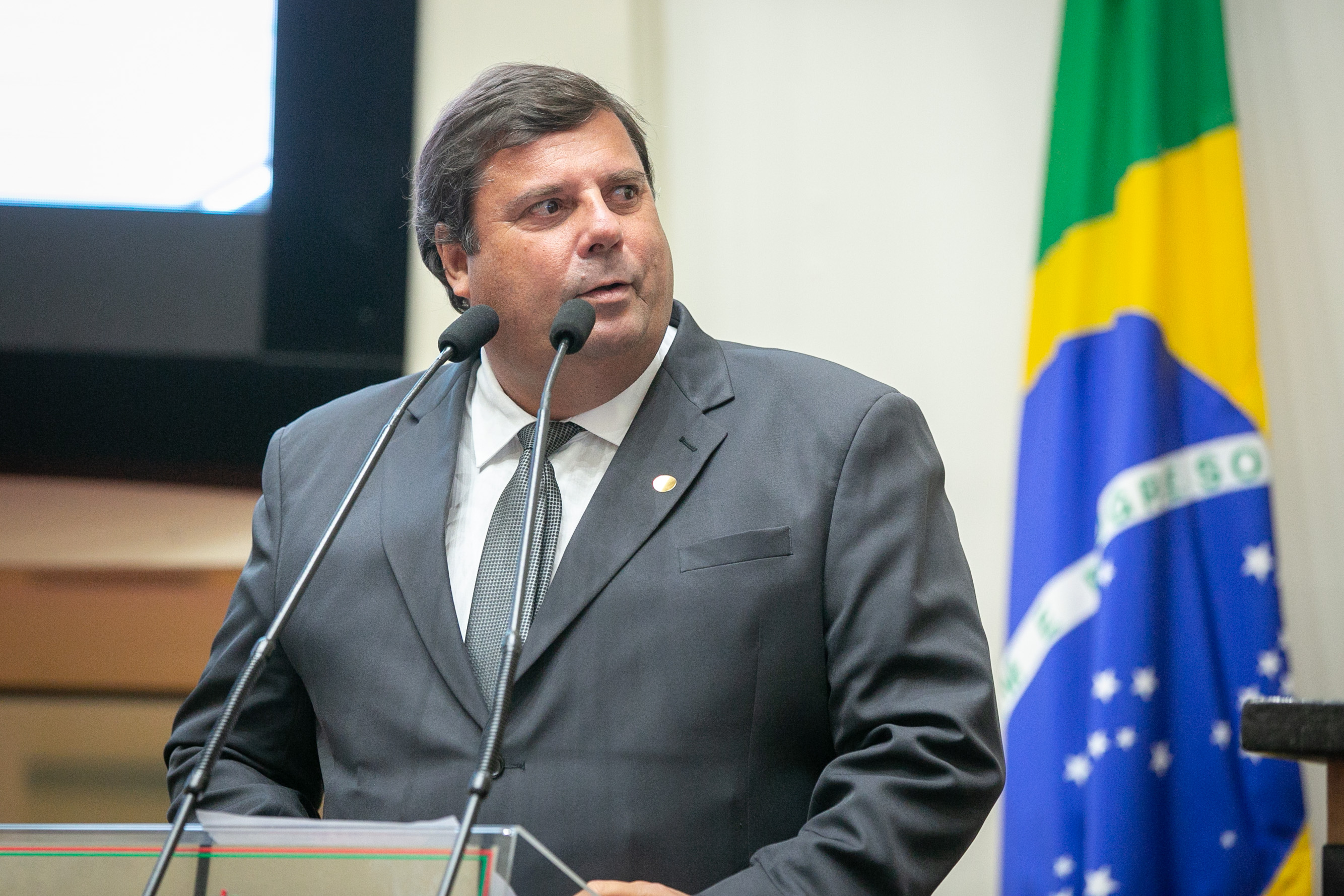 Presidente da Associação Empresarial de Indaial, Rogério Patrício