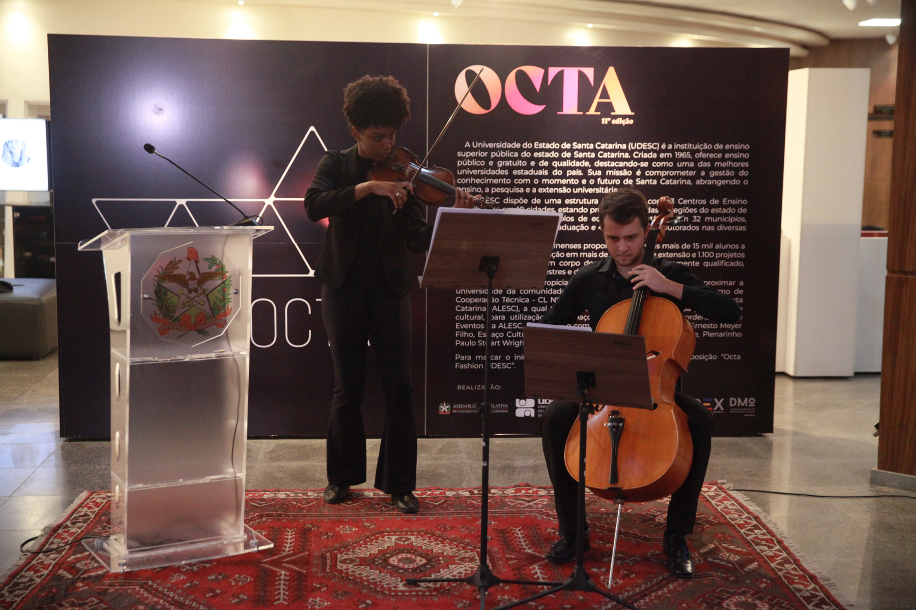 Abertura da Mostra Institucional 