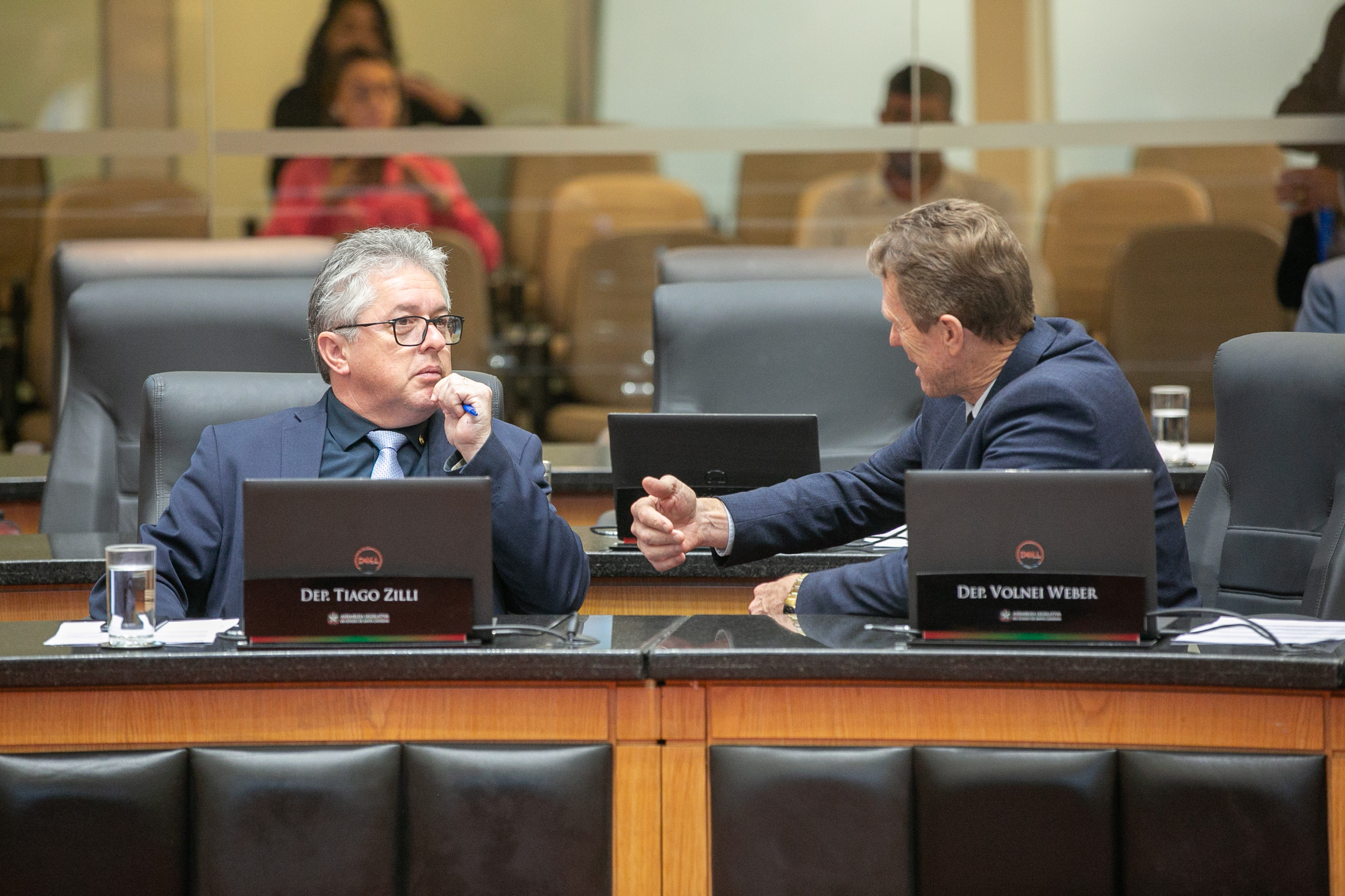 Deputado Tiago Zilli (MDB) e Deputado Volnei Weber (MDB)