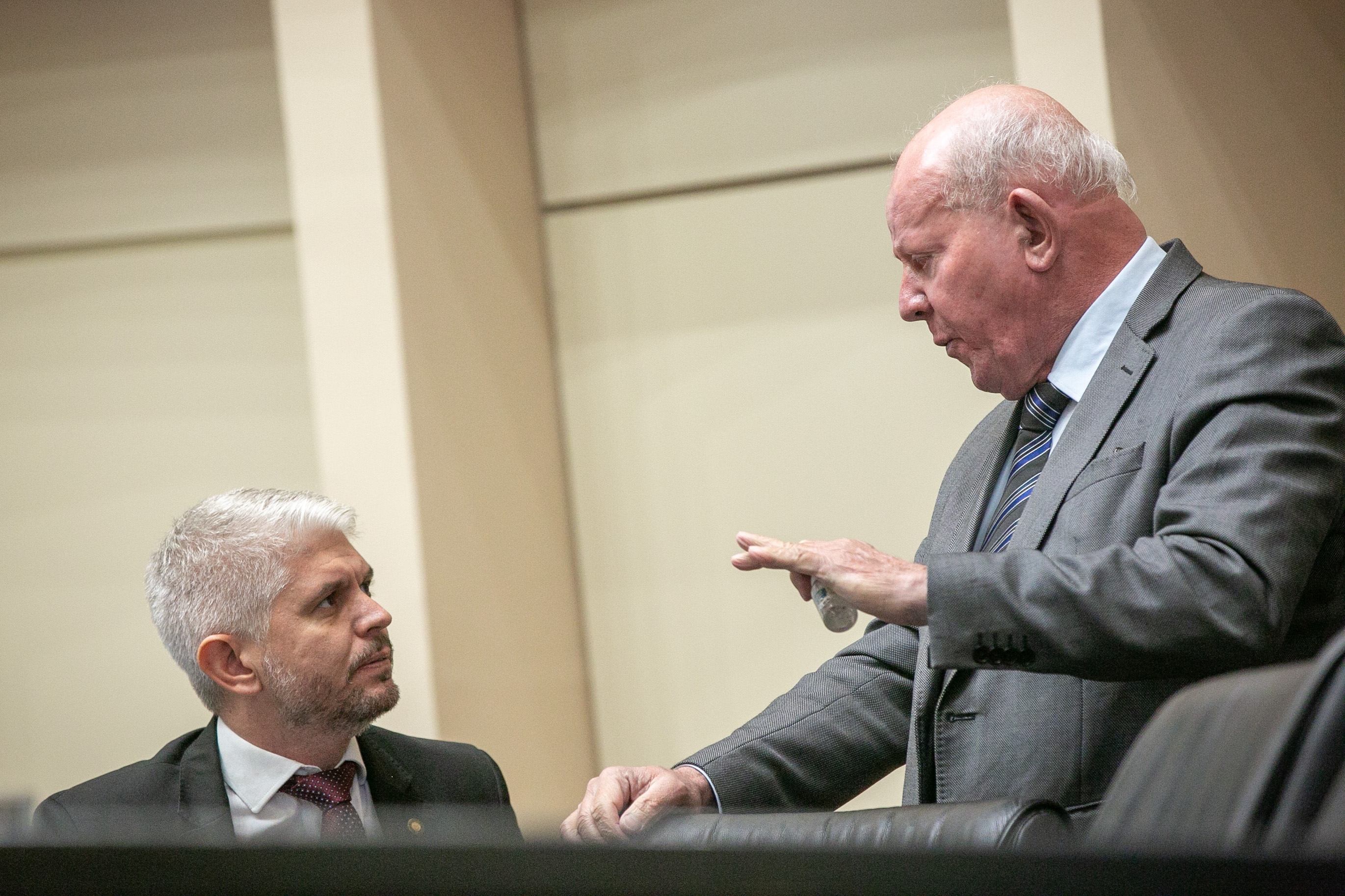 Deputado Delegado Egídio Ferrari (PL) e Deputado Marcos Vieira (PSDB)