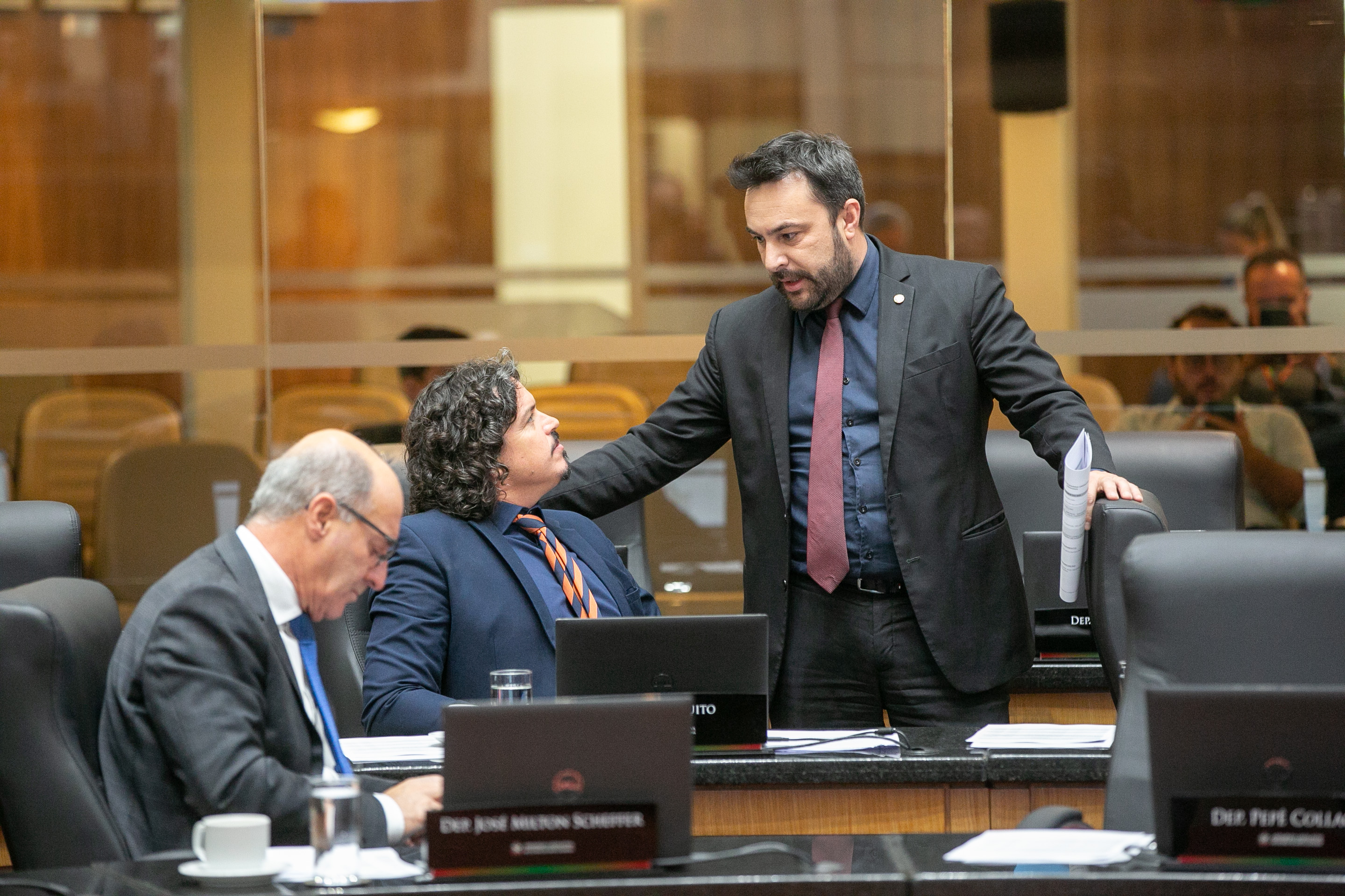 Deputado Marquito (PSOL) e Deputado Marcius Machado (PL)