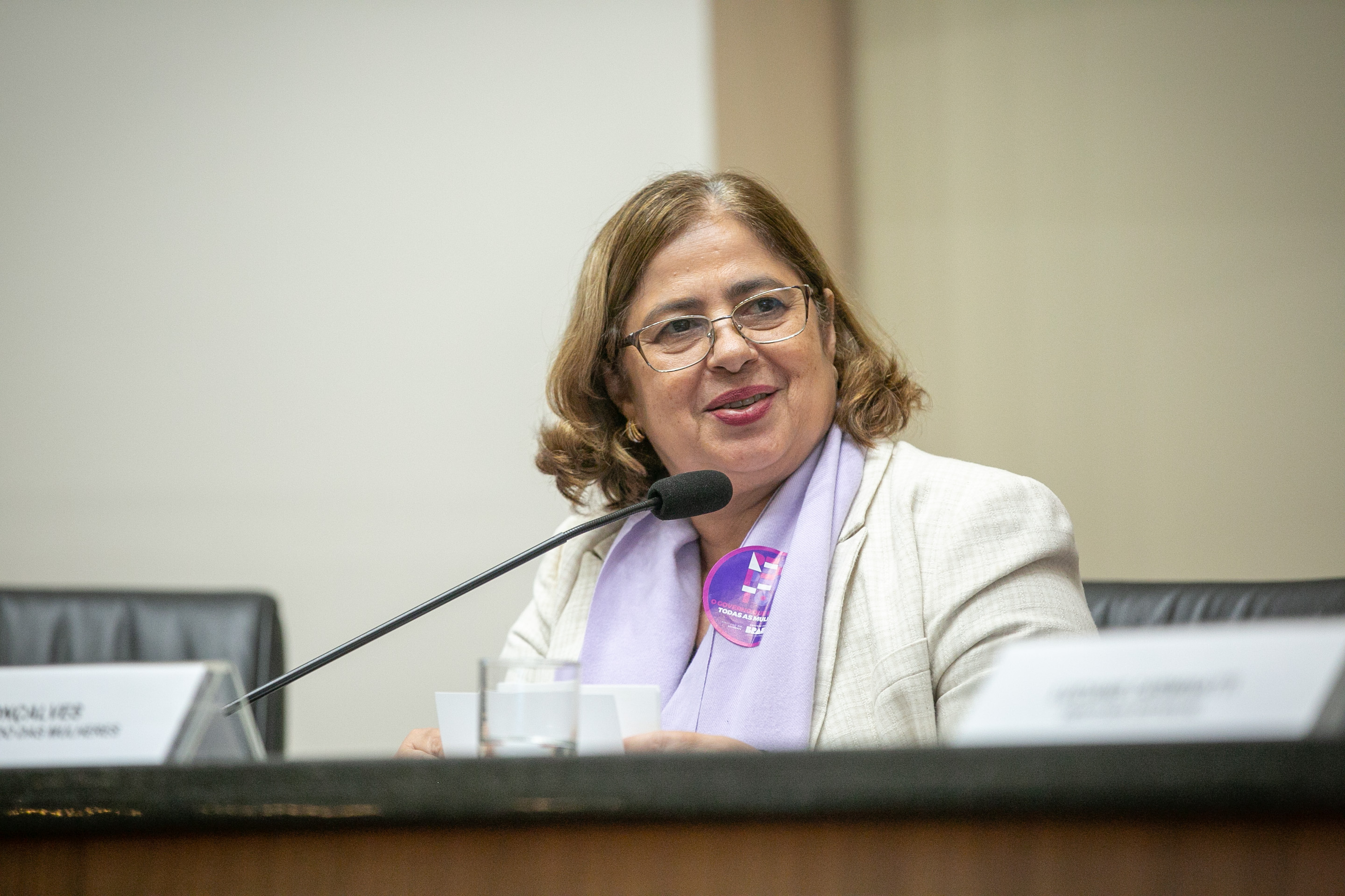 Ministra das Mulheres Cida Gonçalves