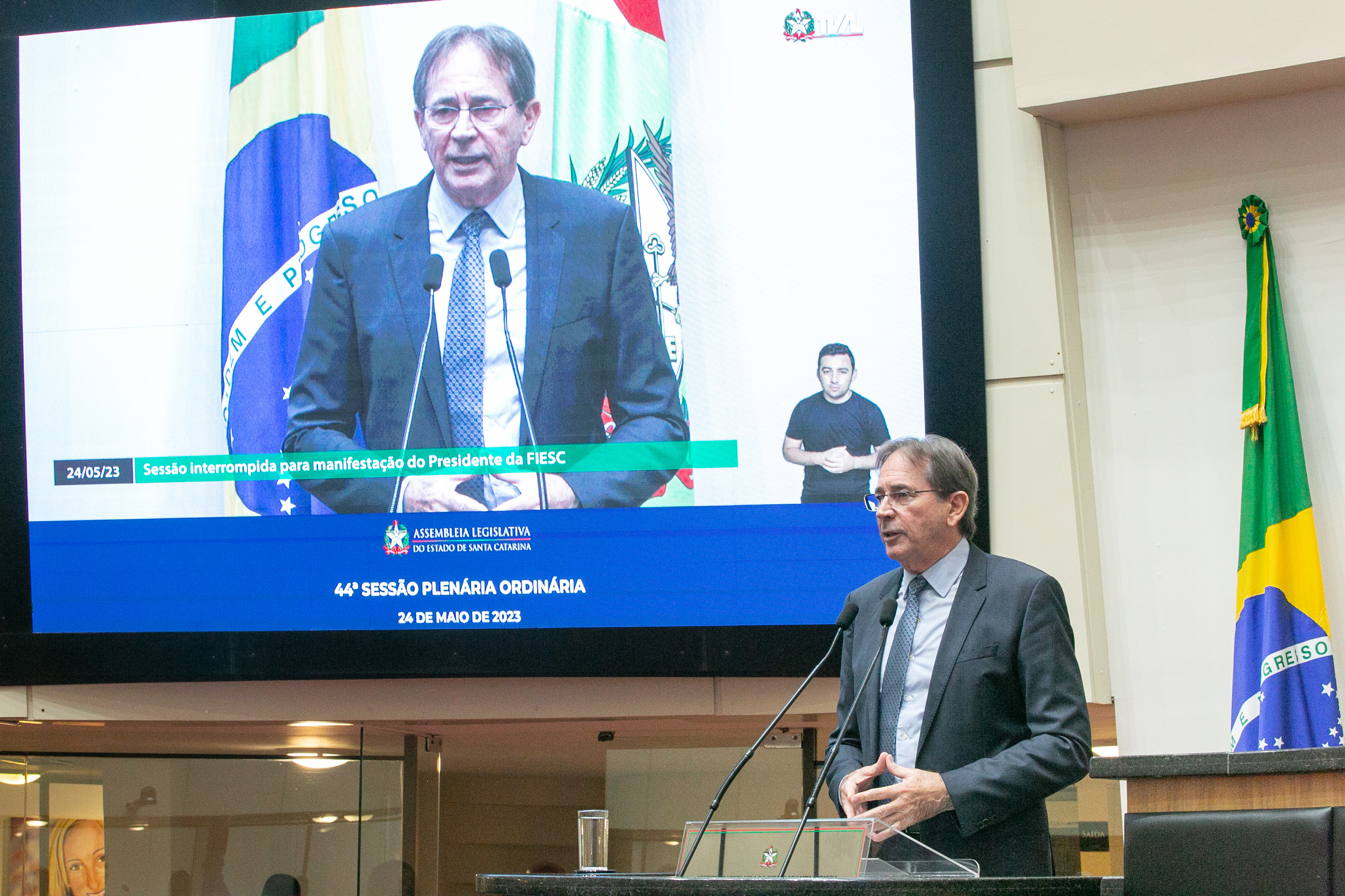 Presidente da FIESC, Mario Cezar de Aguiar