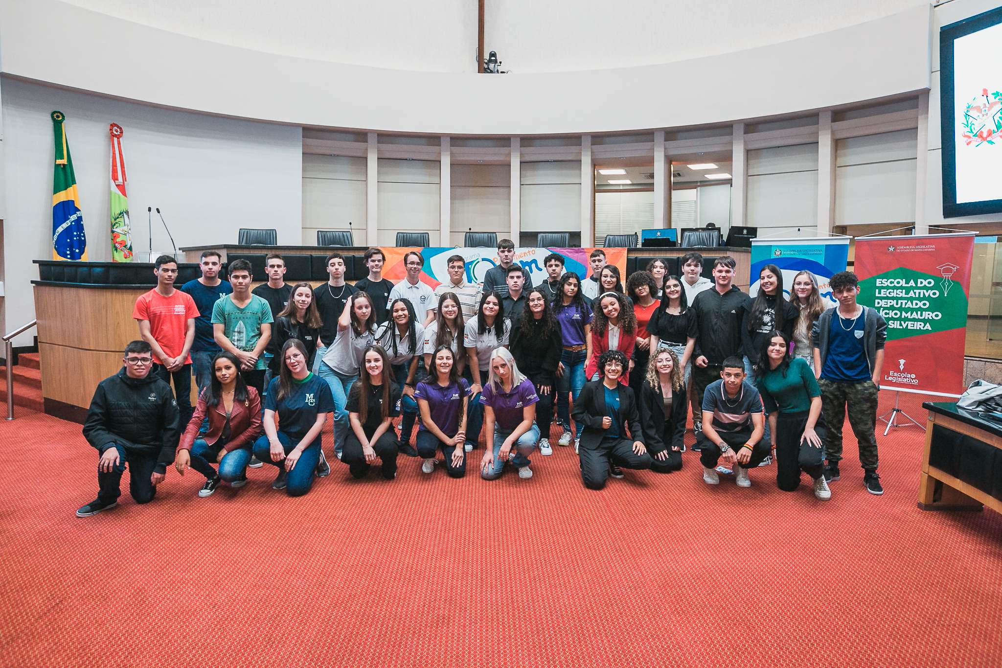 Abertura do 30ª Edição do Programa Parlamento Jovem Catarinense