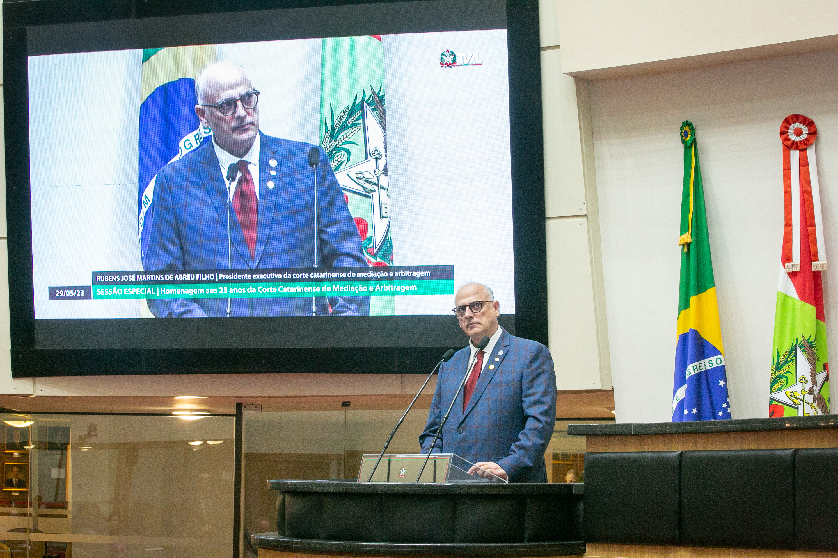 Presidente Executivo da Corte Catarinense de Mediação e Arbitragem, Rubens de Abreu Filho