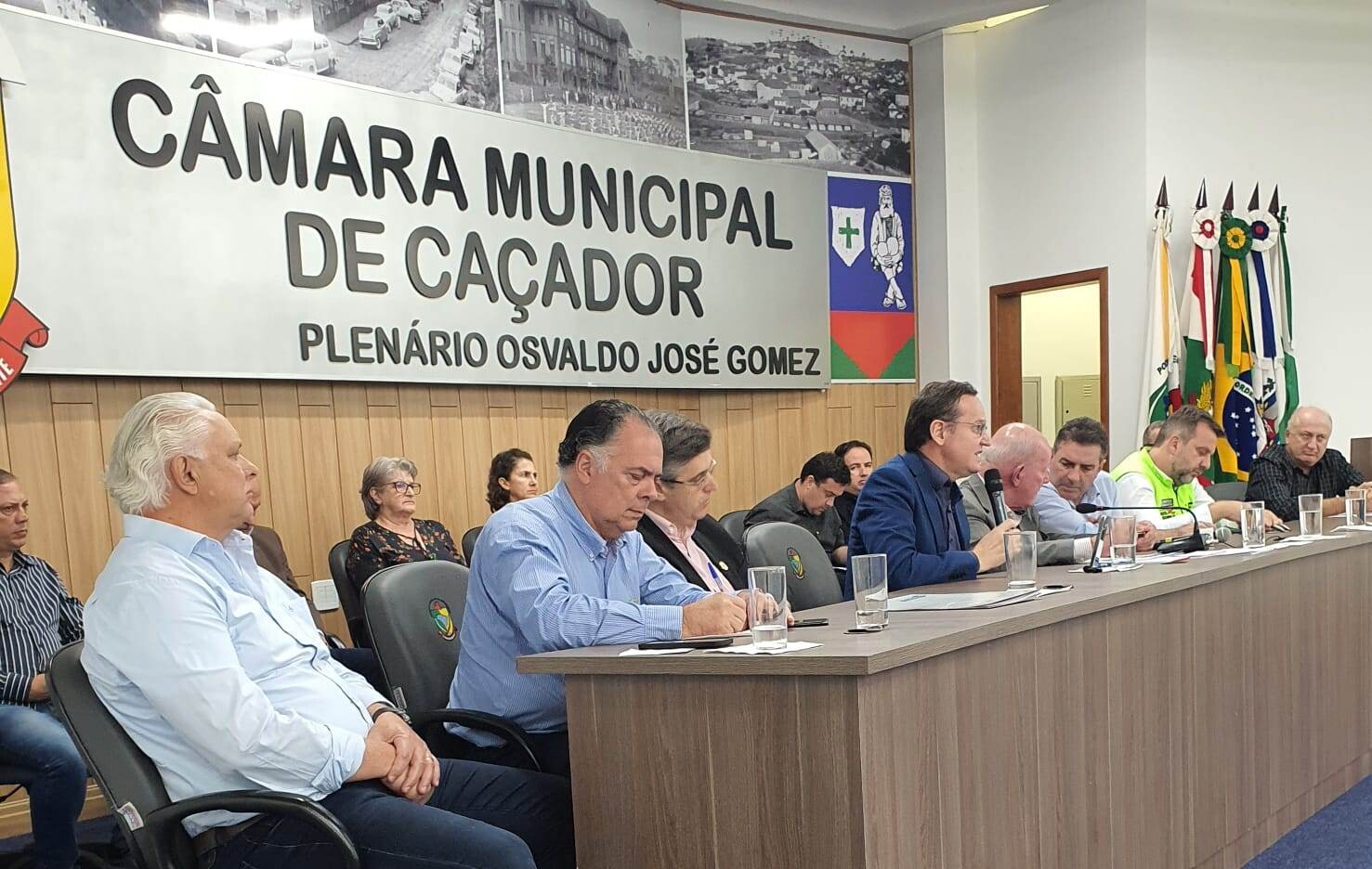Deputado Miotto acompanhou as audiências da Bancada do Oeste em Concórdia e Caçador FOTO: Ascom deputado Jair Miotto