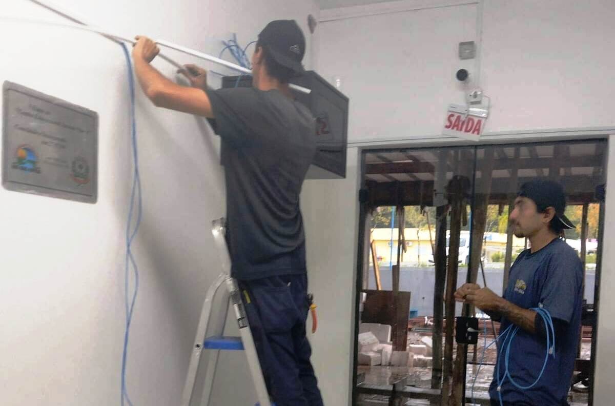 Câmeras serão instaladas nos ambientes externos, salas de aula e administrativo FOTOS: Ascom prefeitura de Rio das Antas
