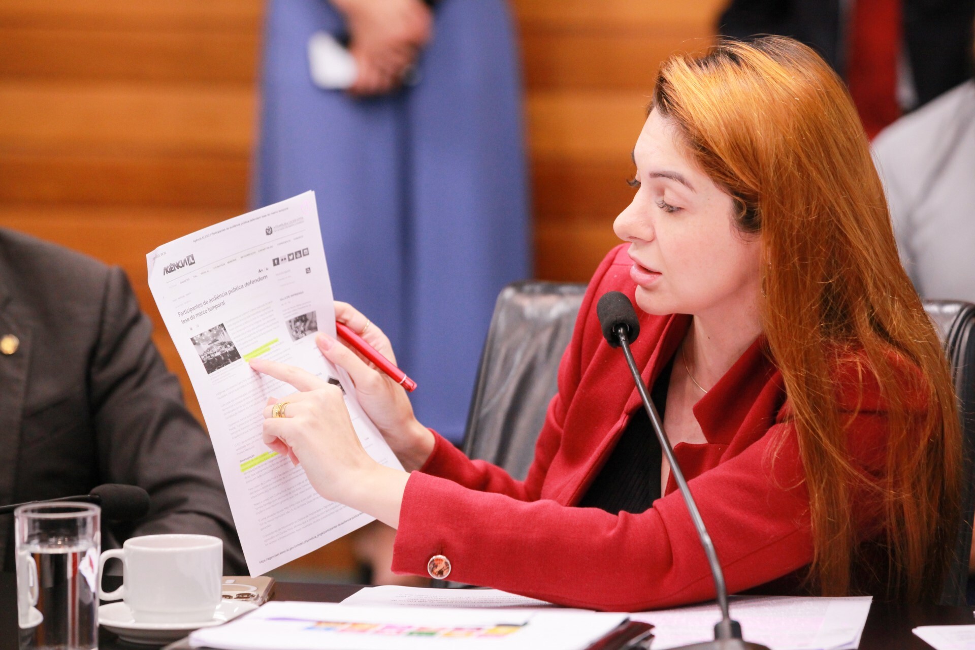 Deputada Ana Campagnolo na CCJ