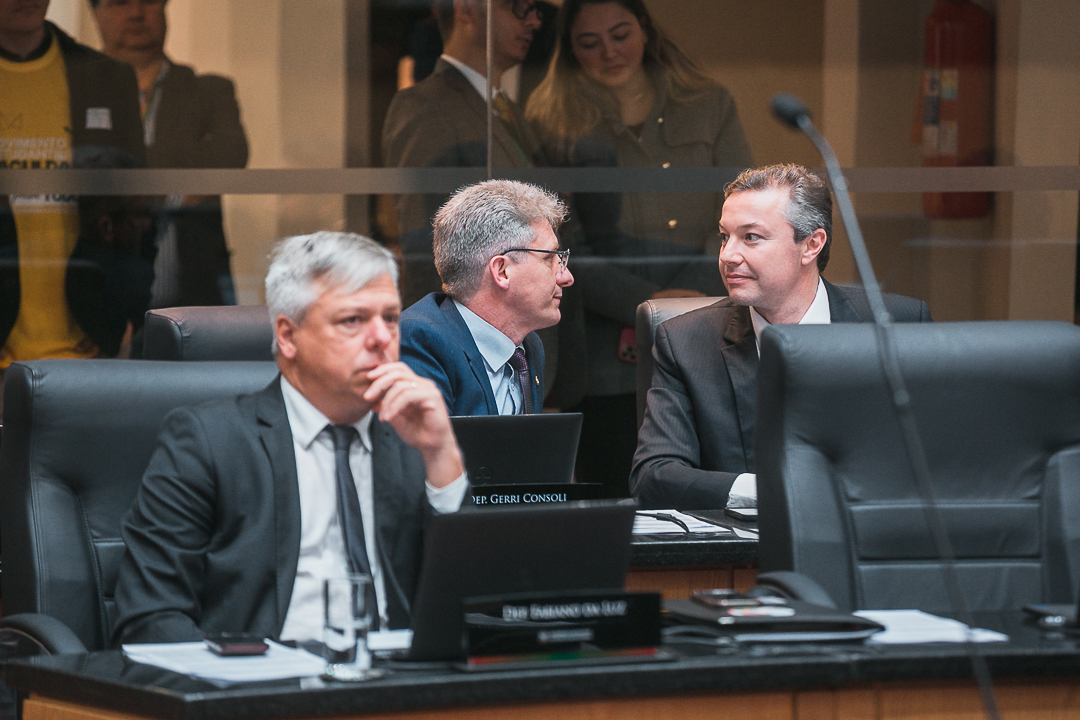 - Deputado Fabiano da Luz (PT) 	
 - Deputado Jerry Comper (MDB) 
 - Deputado Napoleão Bernardes (PSD)