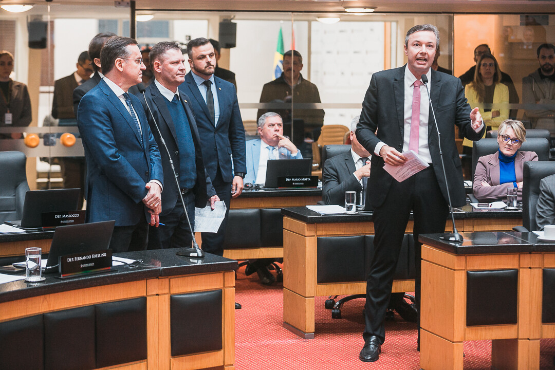 Deputado Napoleão Bernardes, relator da matéria na CCJ, defende a derrubada do veto durante a sessão desta terça (13)
