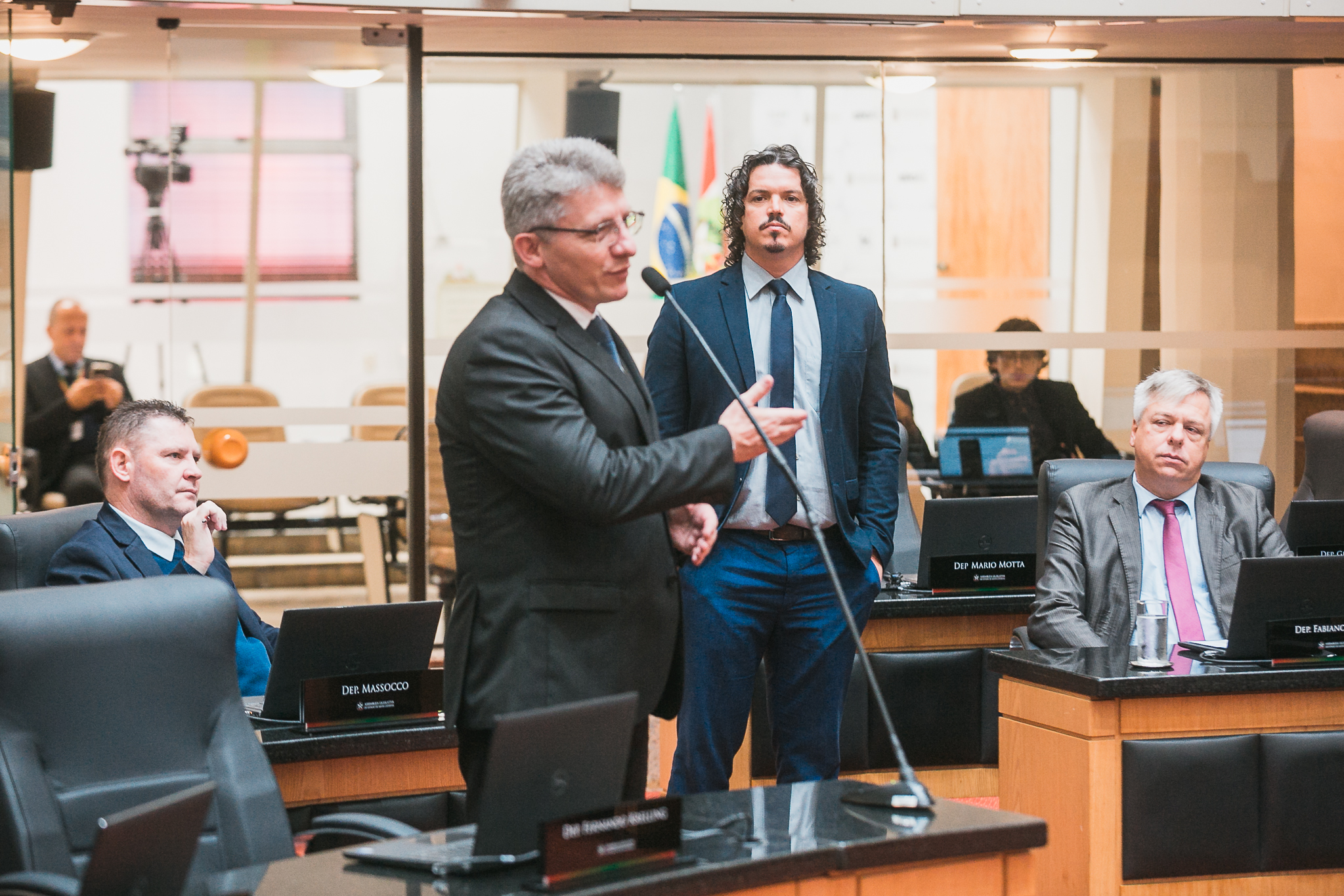 - Deputado Gerri Consoli (PSD)
 - Deputado Marquito (PSOL)
 - Deputado Fabiano da Luz (PT)