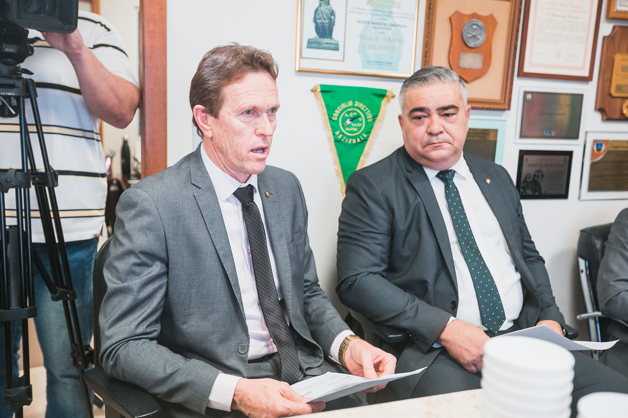 Reunião da Frente Parlamentar de Apoio aos Bombeiros Voluntários- Deputado Volnei Weber (MDB)
 - Deputado Sargento Lima (PL)