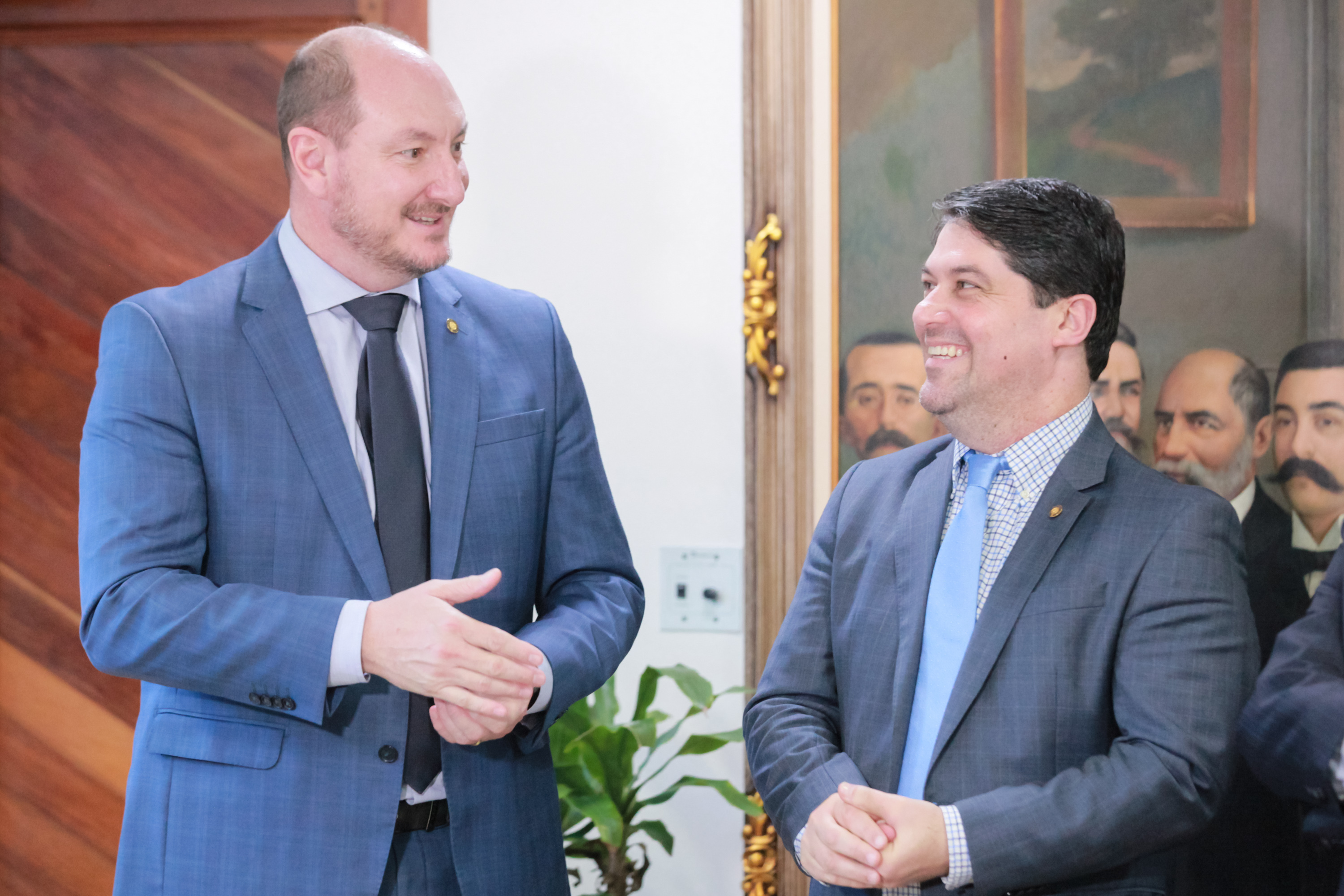 Deputado Emerson Stein entrega homenagem ao Desembargador João Henrique Blasi