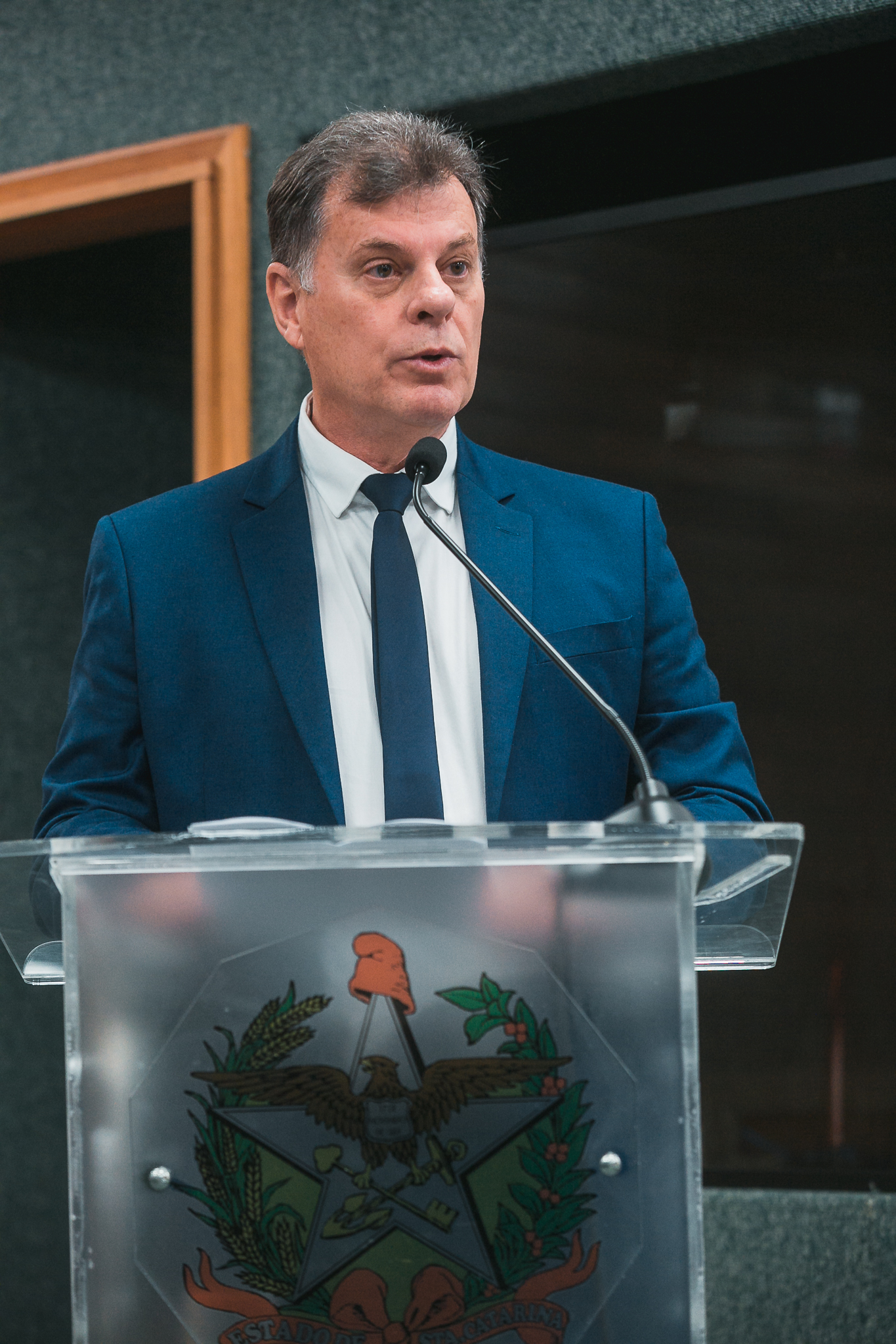 Lançamento da Frente Parlamentar em Defesa da Saúde dos Catarinenses  -Diretor-Presidente da Federação dos Hospitais de SC Giovani Nascimento