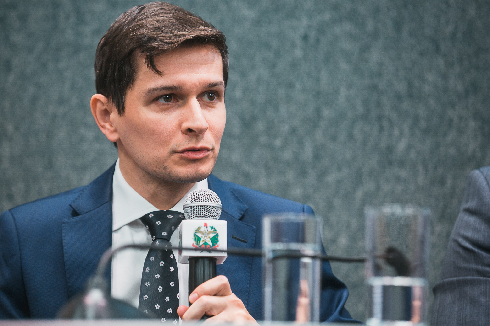 Lançamento da Frente Parlamentar em Defesa da Saúde dos Catarinenses -Promotor de Justiça Douglas Roberto Martins