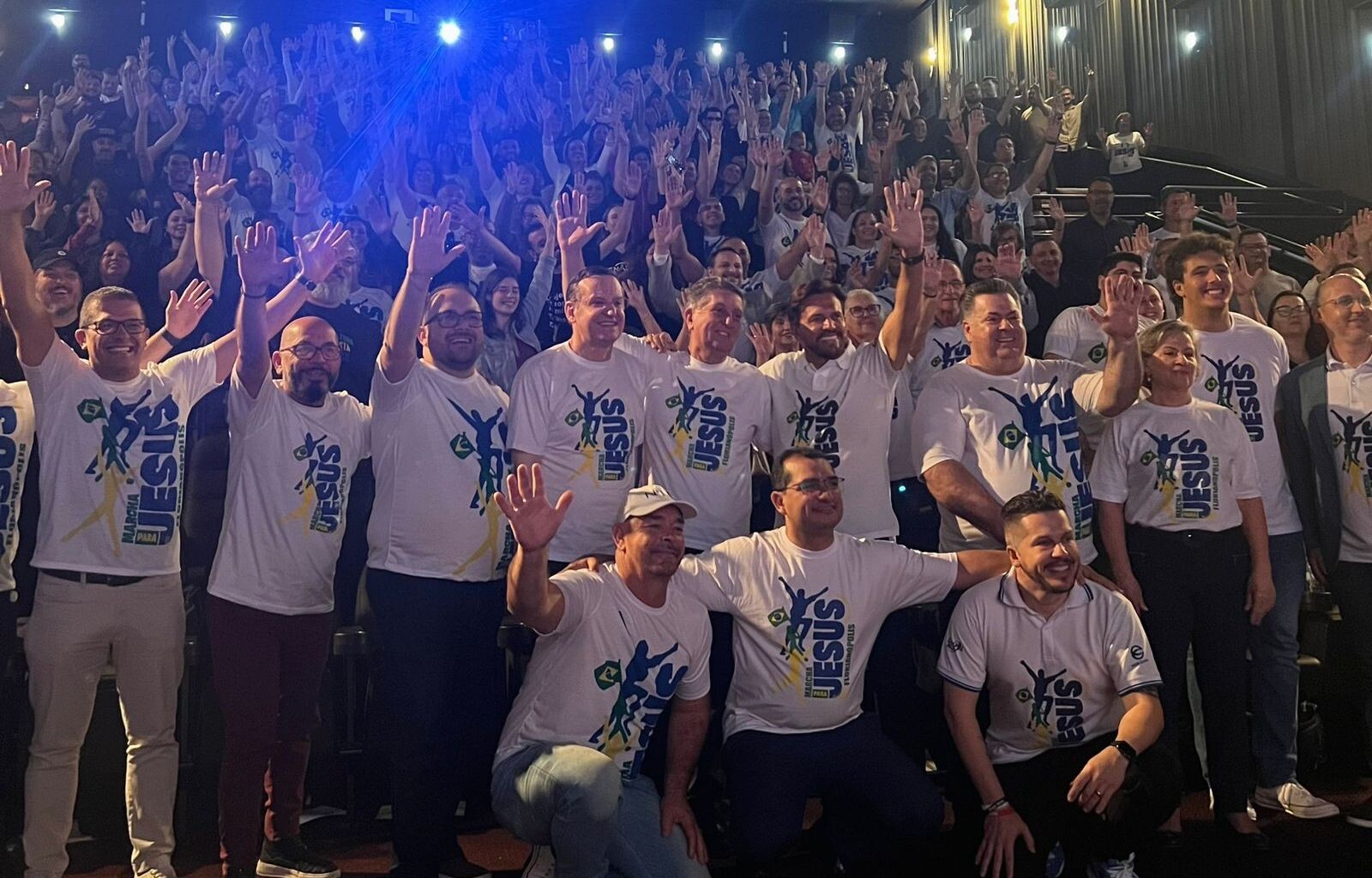 Deputado Miotto prestigiou o lançamento oficial da Marcha para Jesus, em Florianópolis. FOTO: Prefeitura de Florianópolis/Ascom