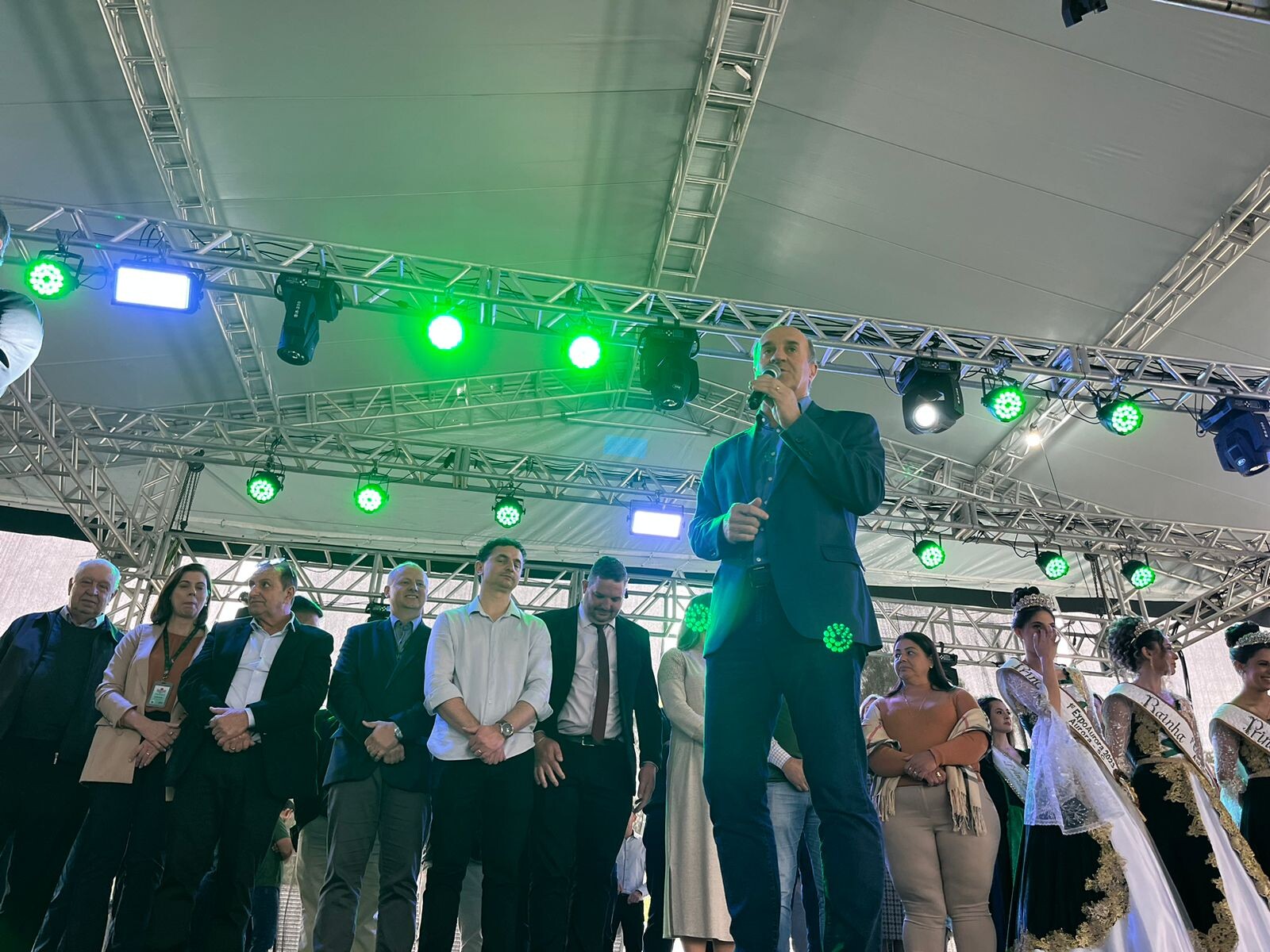 Deputado José Milton Scheffer no seminário em Aurora