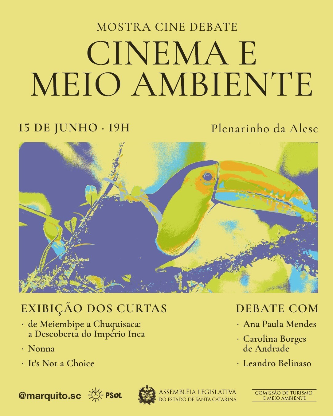 Alesc tem mostra “Cinema e Meio Ambiente – Narrativas Sustentáveis” nesta quinta