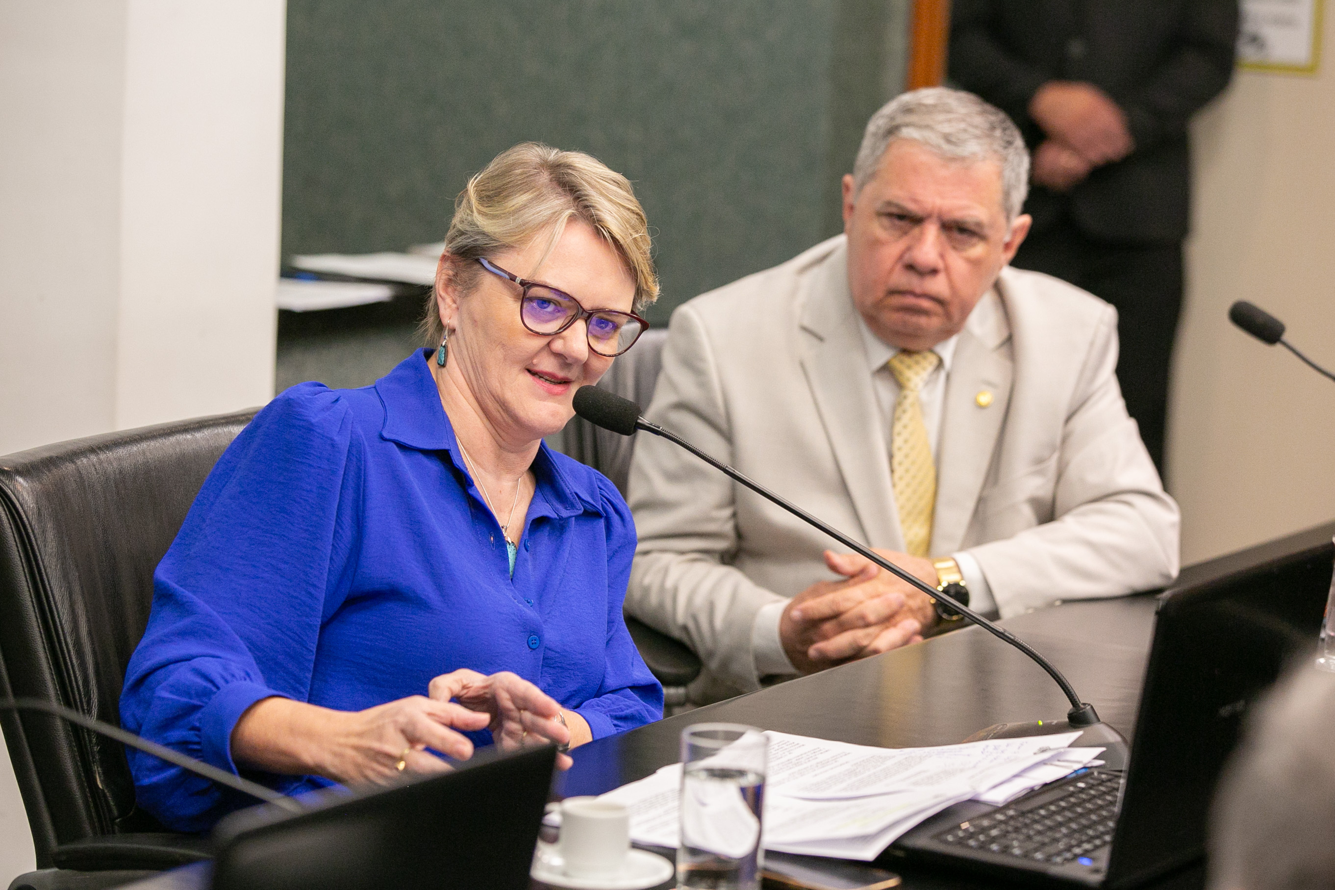 Comissão de Educação Cultura e Desporto - Deputada Luciane Carminatti (PT)  - Deputado Mário Motta (PSD)