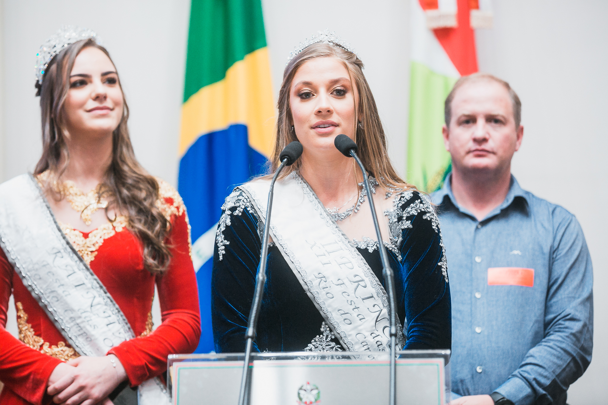 Prefeito e Realeza convidam para a Festa do Colono em Rio do Campo