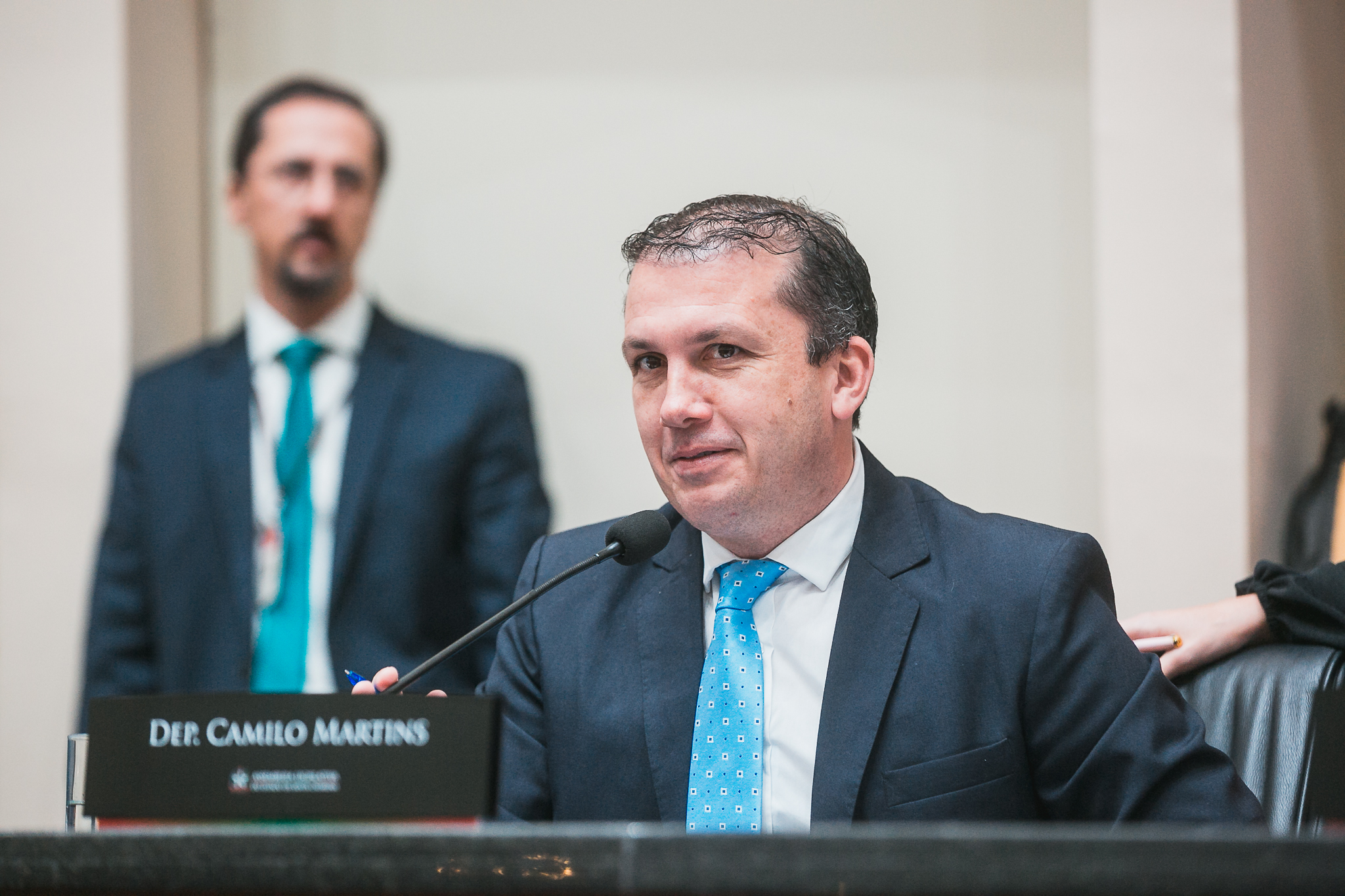 Reunião Conjunta da CCJ, Comissão de Finanças e Tributação e Comissão de Educação - Deputado Camilo Martins (Podemos)