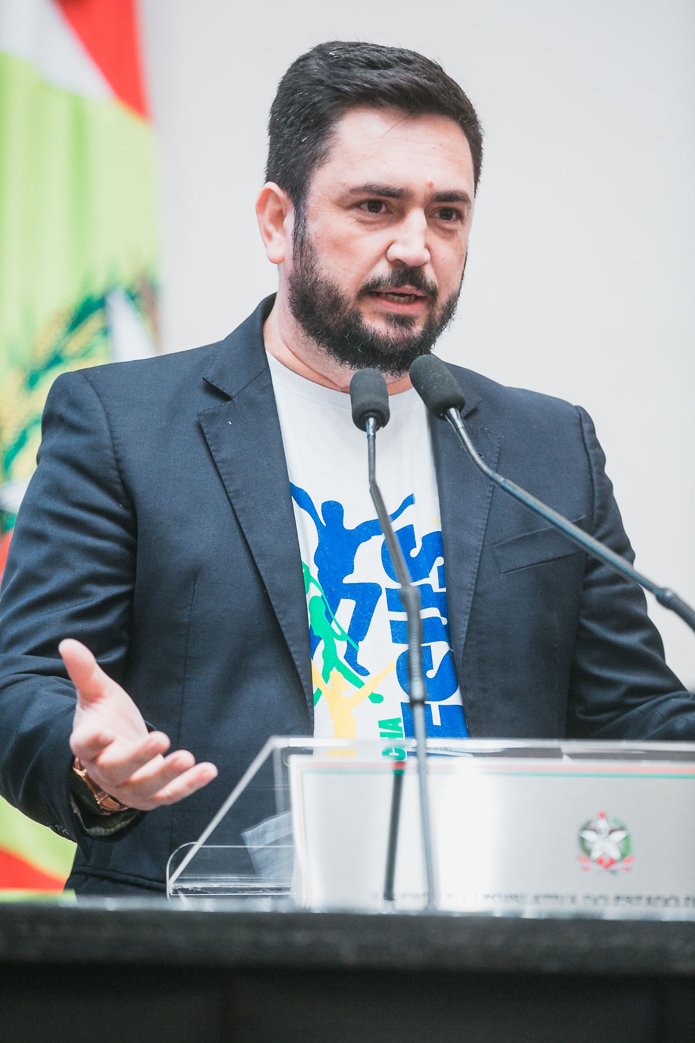Suspensão da Sessão - Mario Passos, Presidente da Ordem dos Ministros Evangélicos de Blumenau