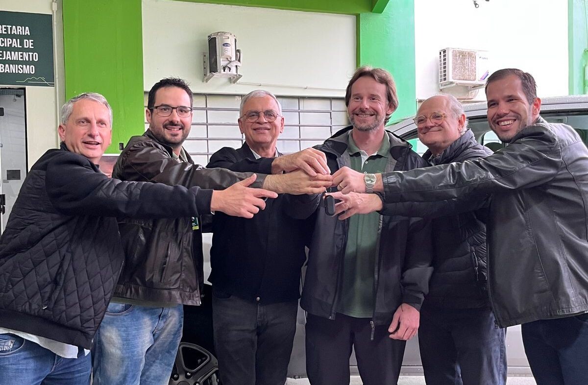 Deputado Dr Vicente e lideranças de Jaraguá do Sul