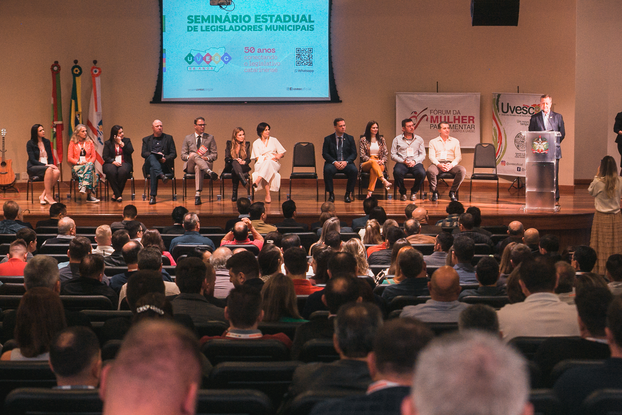 Abertura do Seminário Estadual de Vereadores – UVESC