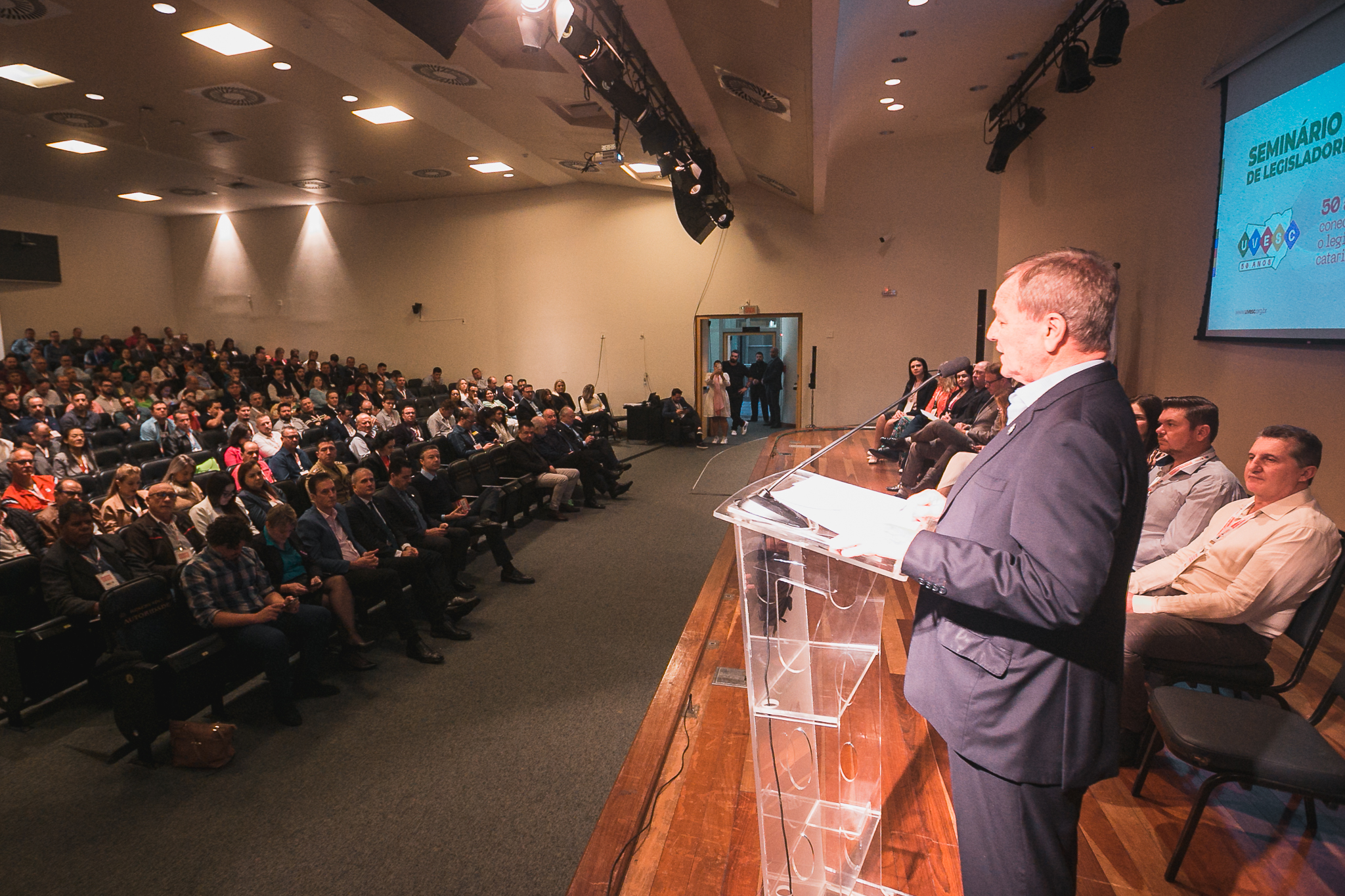Abertura do Seminário Estadual de Vereadores - UVESC