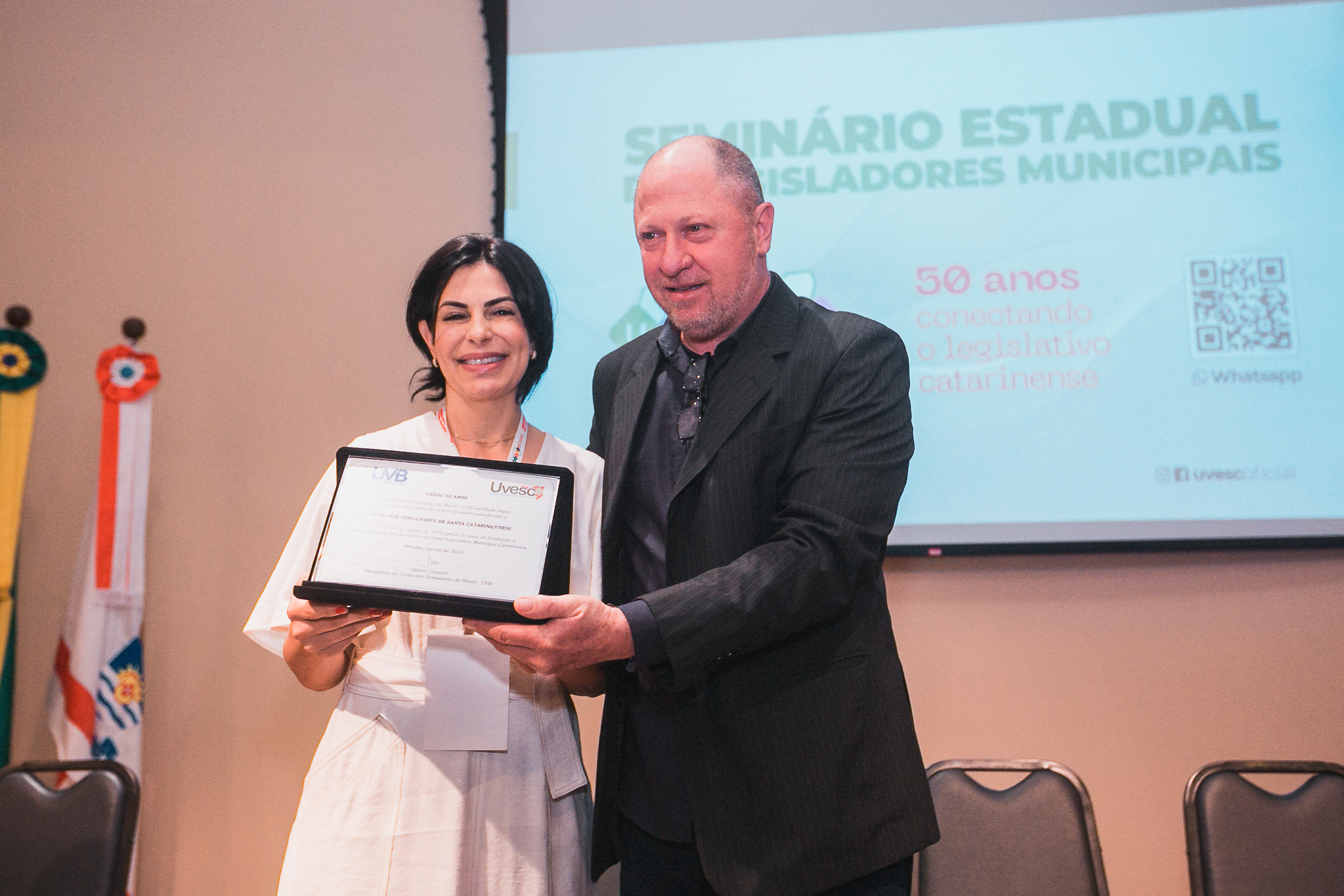Abertura do Seminário Estadual de Vereadores - UVESC