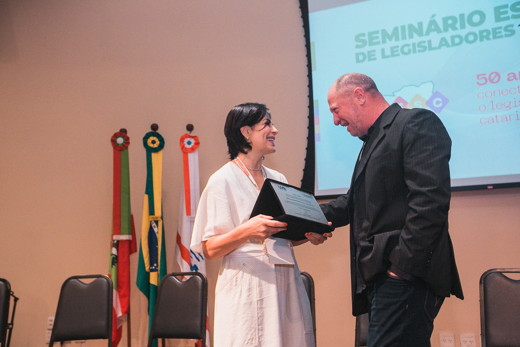 Abertura do Seminário Estadual de Vereadores - UVESC
